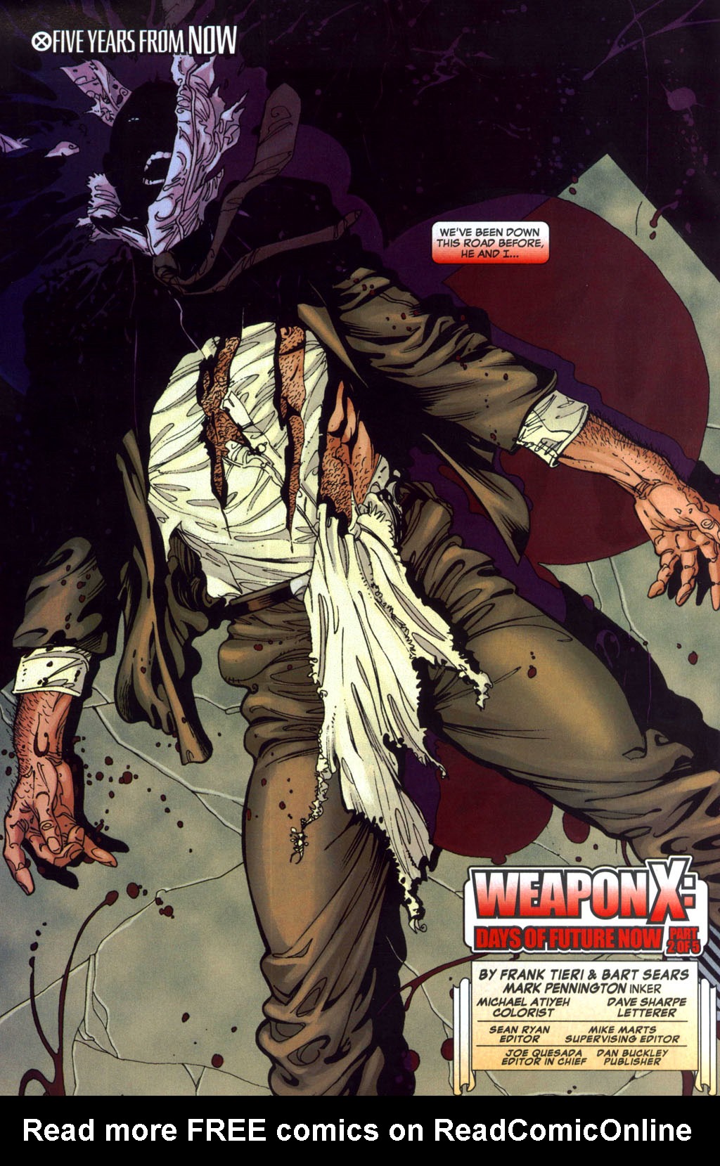 Read online Weapon X: Days of Future Now comic -  Issue #2 - 3