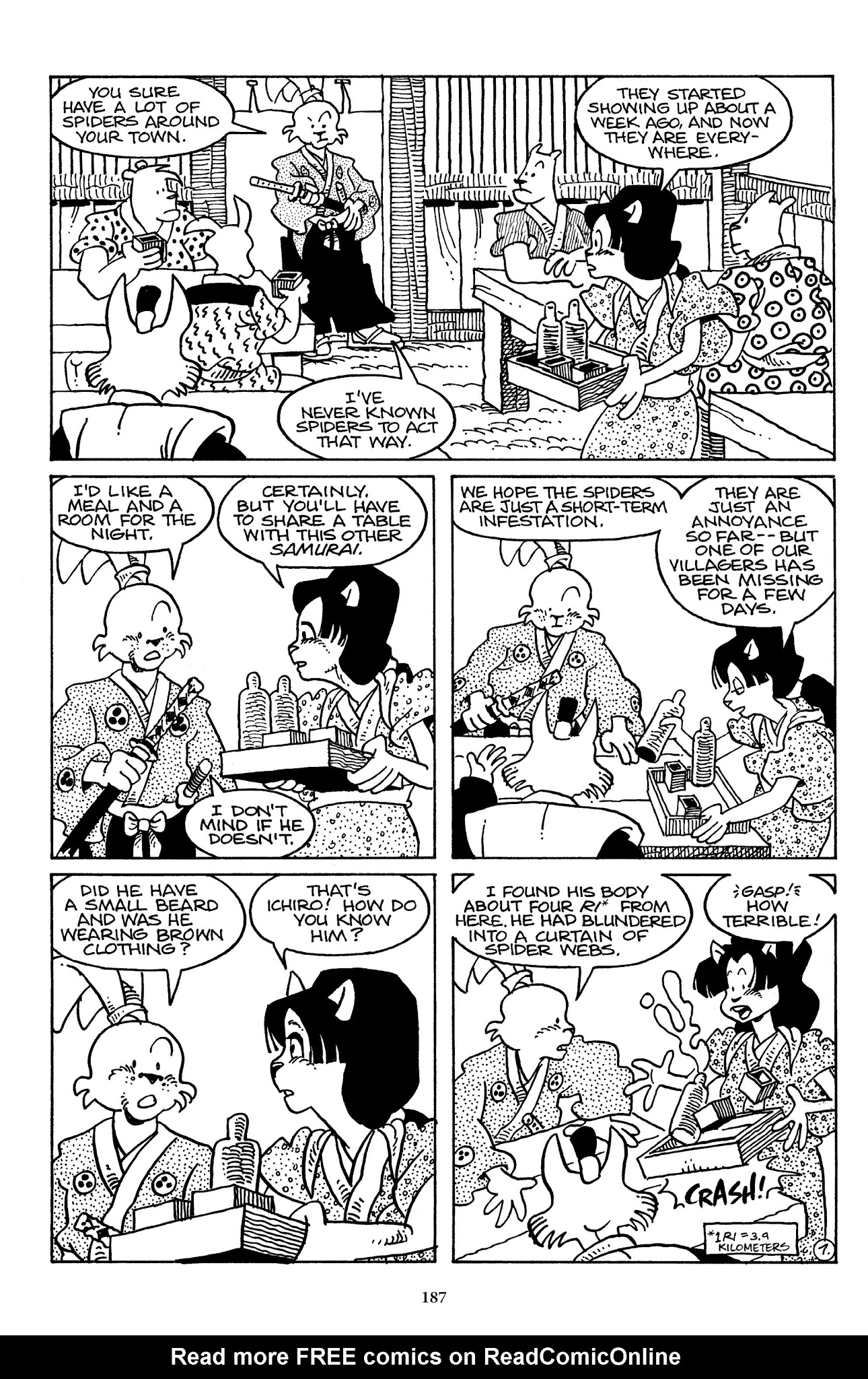 Read online The Usagi Yojimbo Saga comic -  Issue # TPB 3 - 185