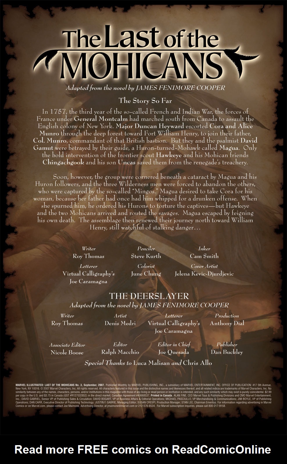 Read online The Last of the Mohicans comic -  Issue #3 - 2