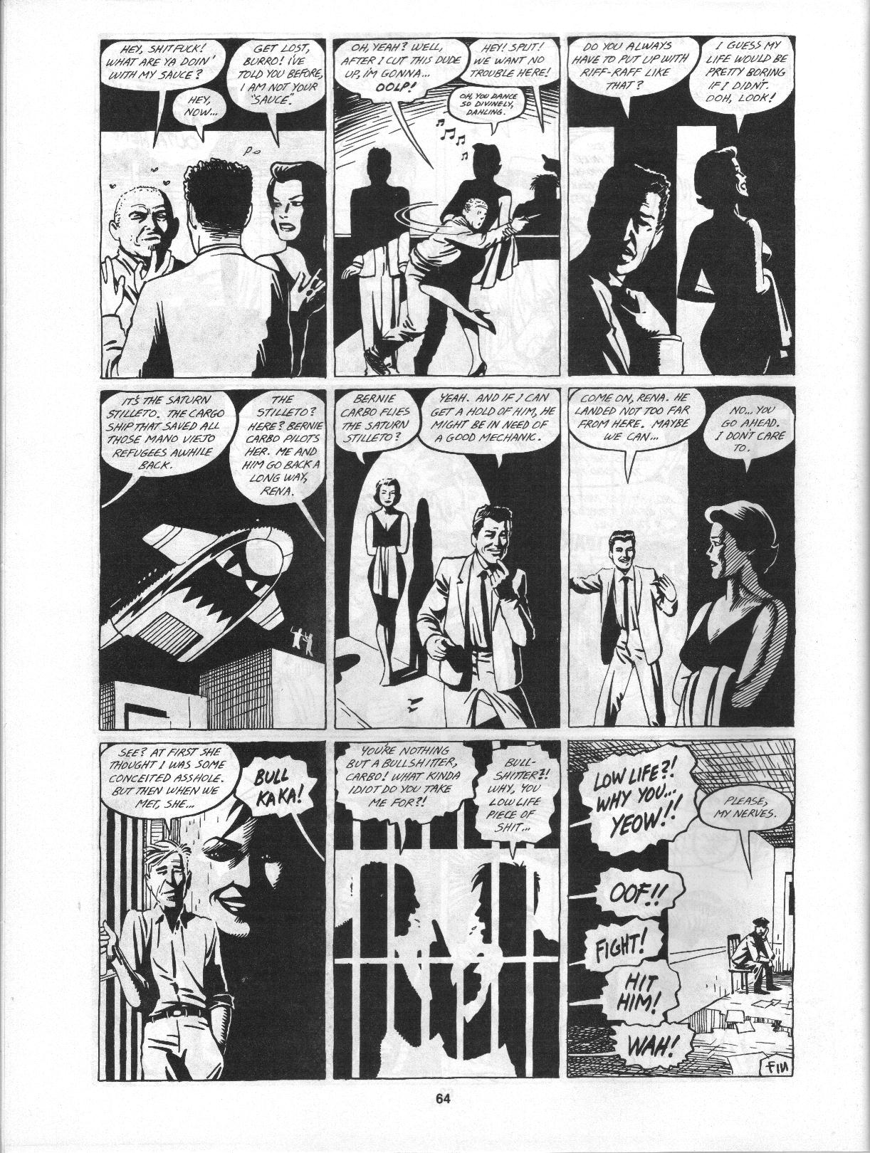 Read online Love and Rockets (1982) comic -  Issue #3 - 66