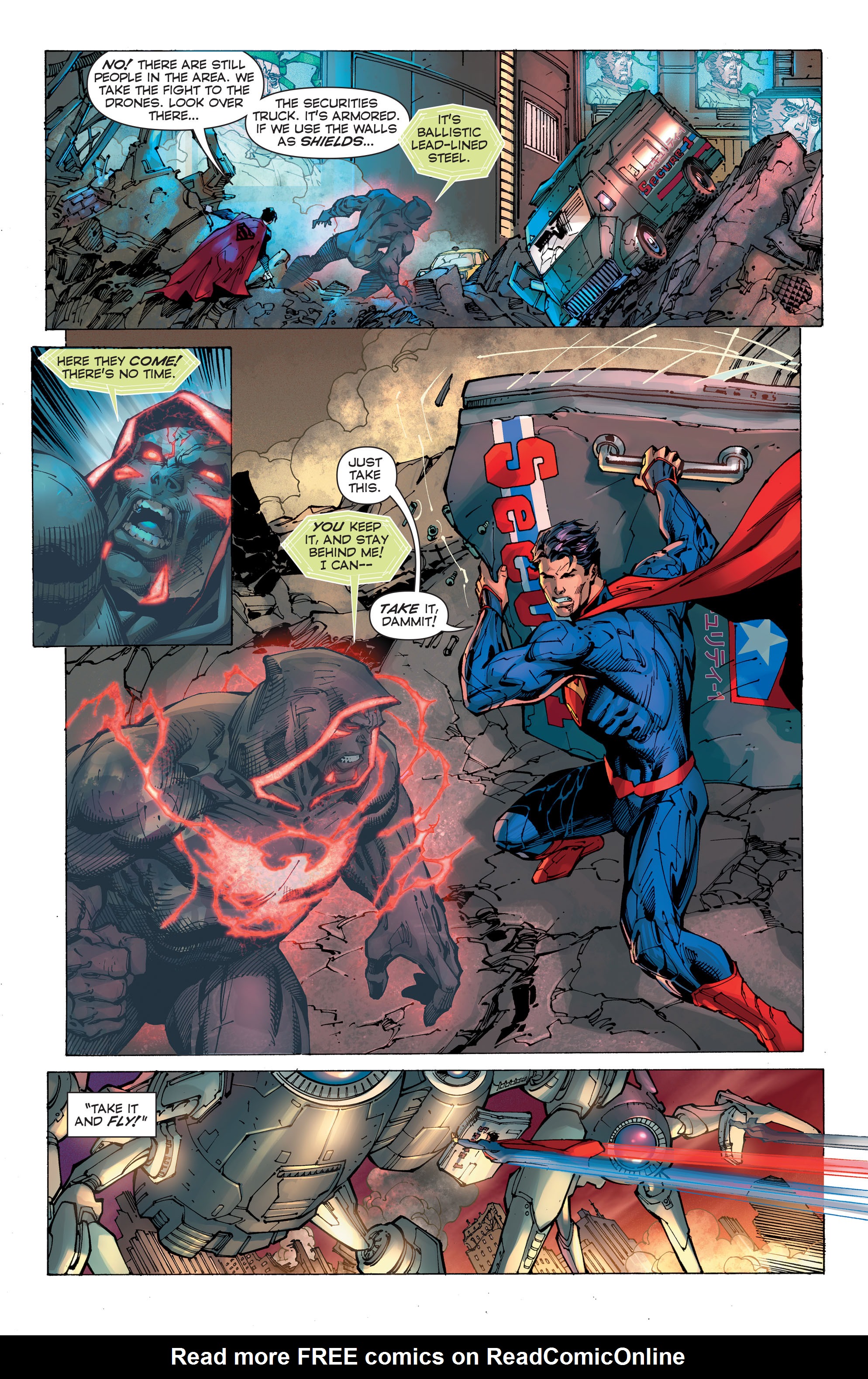 Read online Superman Unchained (2013) comic -  Issue #4 - 12