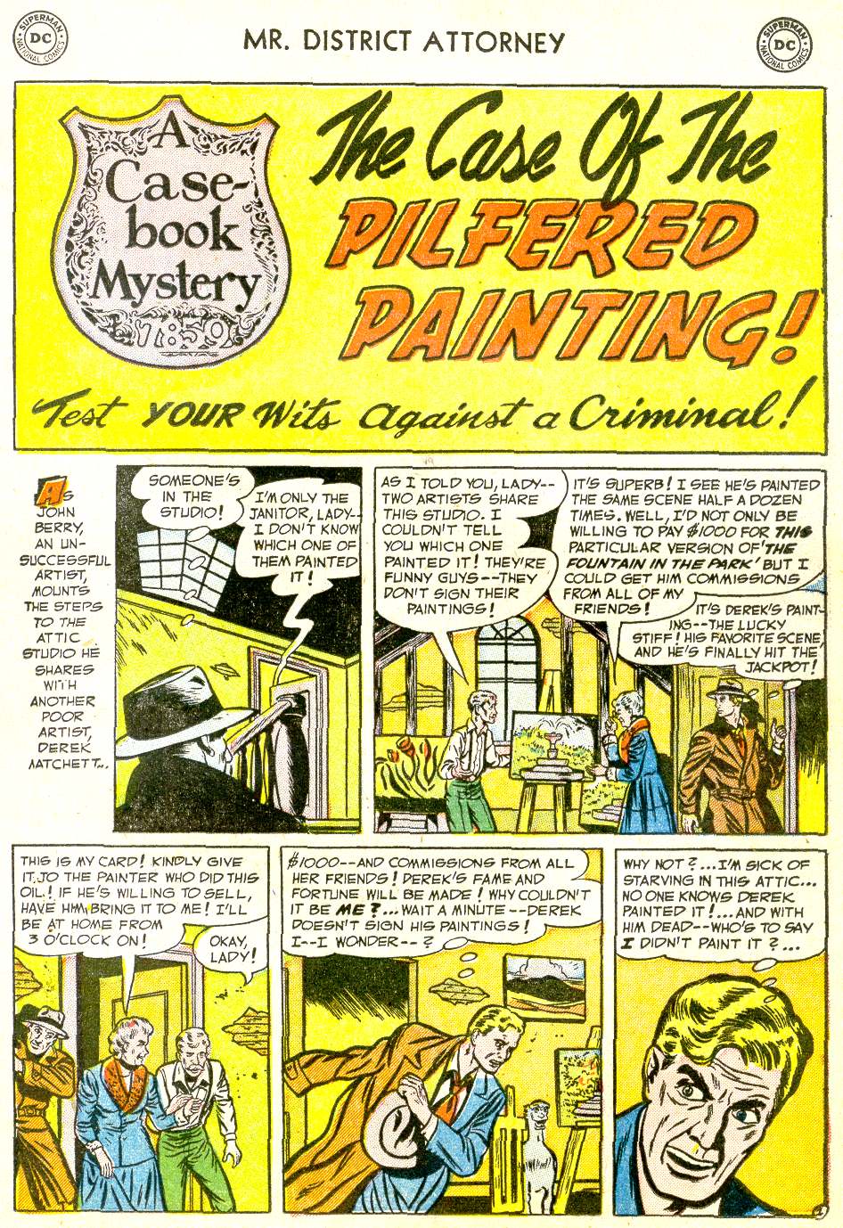 Read online Mr. District Attorney comic -  Issue #35 - 21