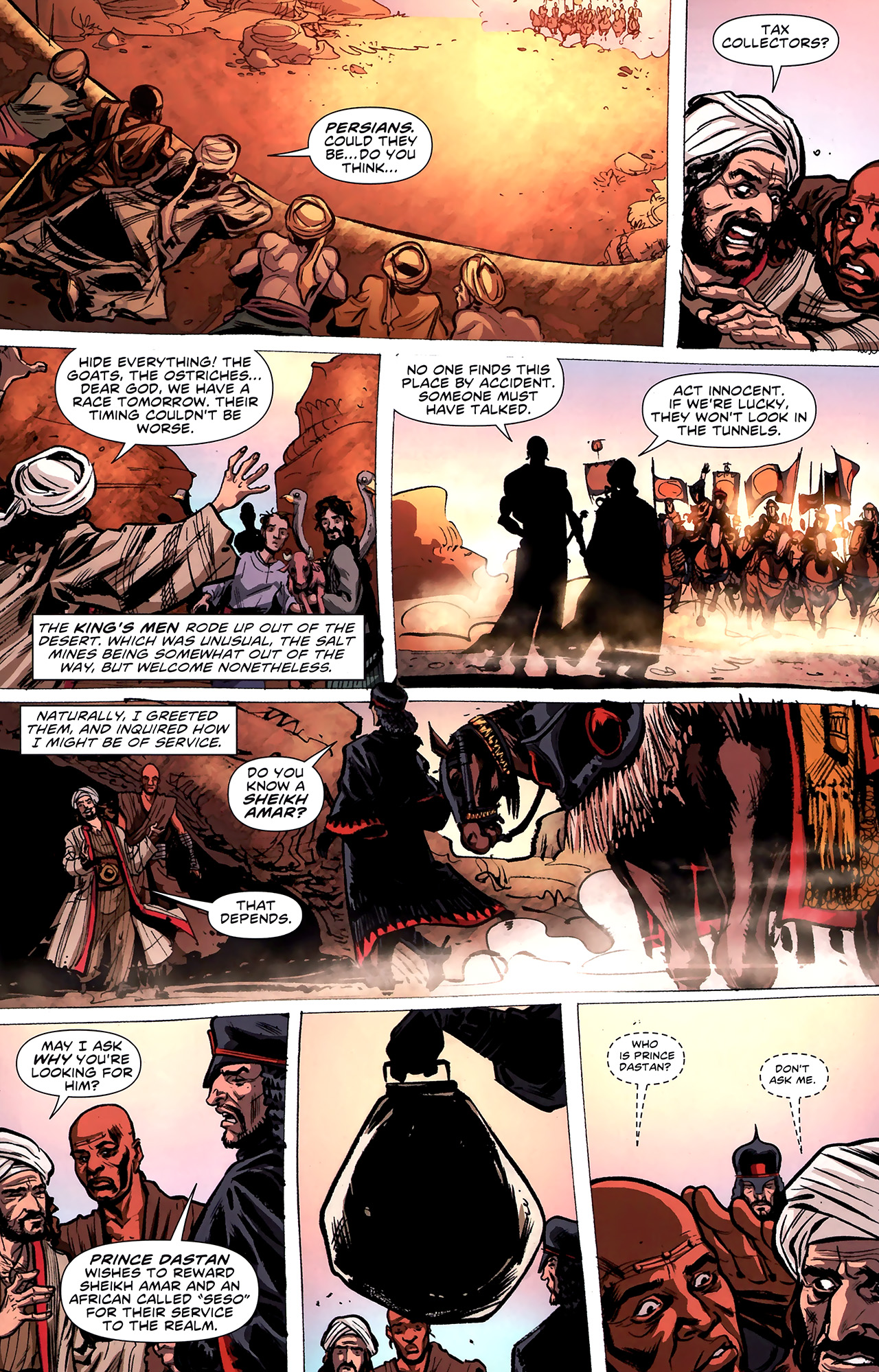 Read online Prince of Persia: Before the Sandstorm comic -  Issue #1 - 7