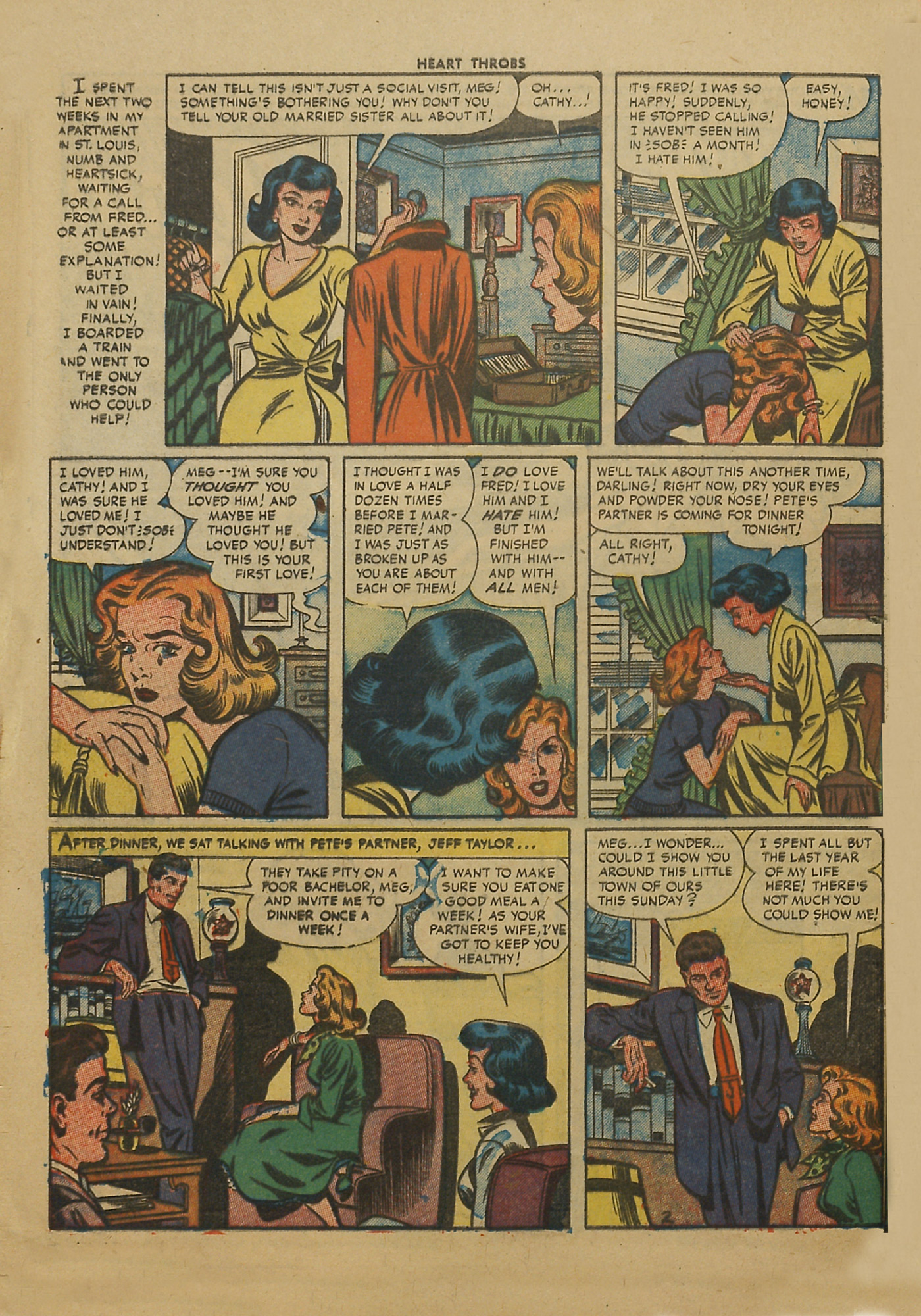 Read online Heart Throbs comic -  Issue #25 - 28