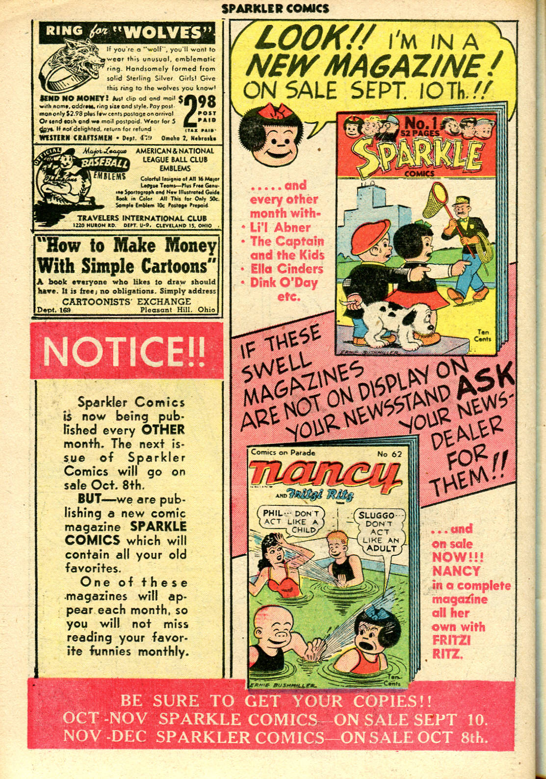 Read online Sparkler Comics comic -  Issue #83 - 17