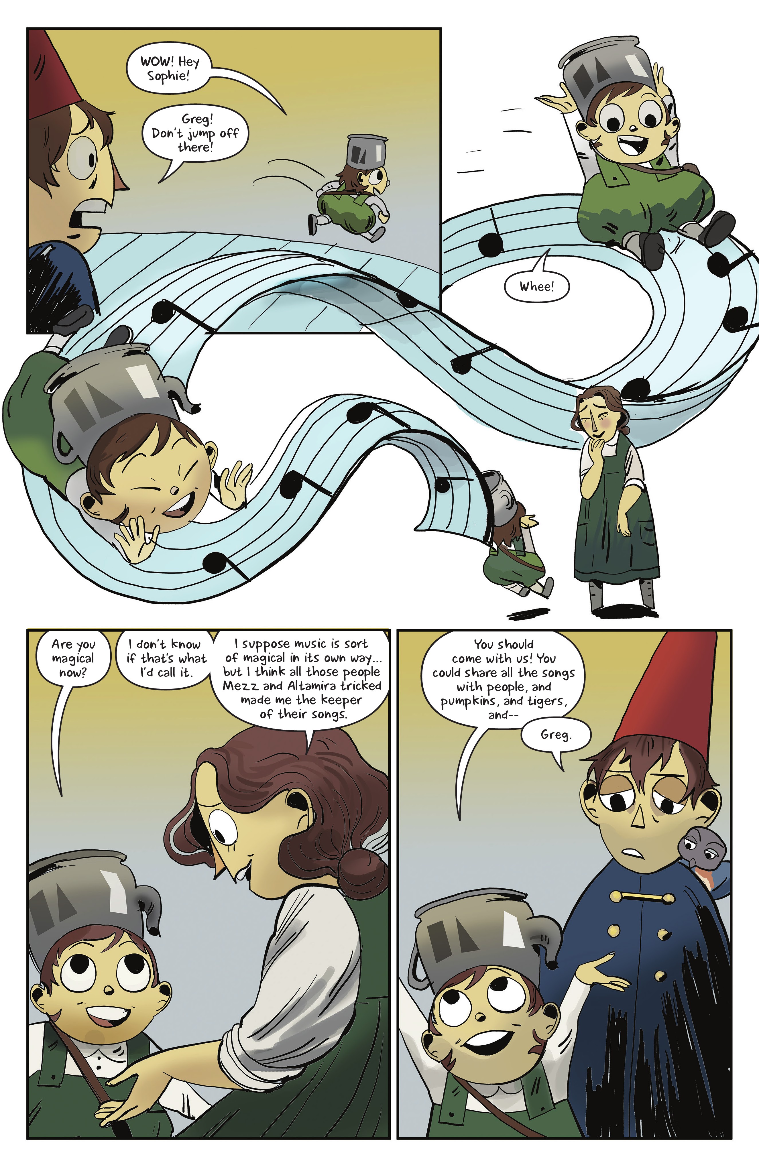 Read online Over the Garden Wall: Soulful Symphonies comic -  Issue # TPB - 114