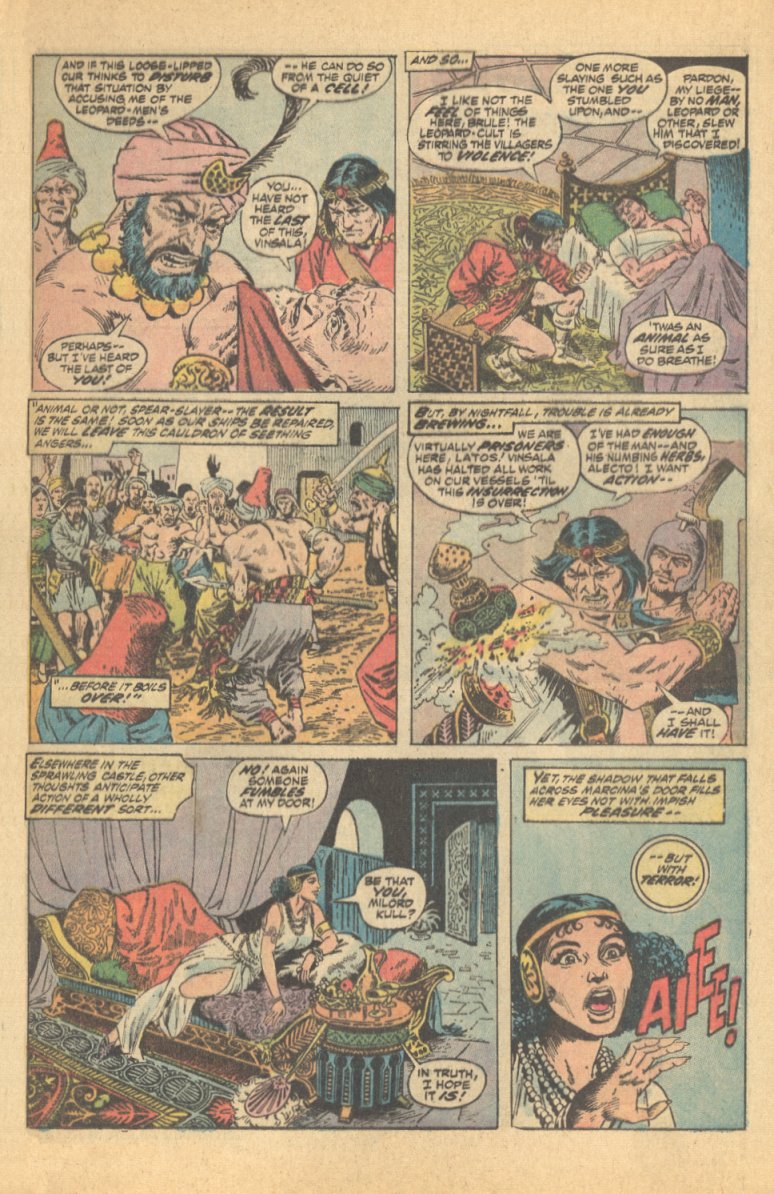 Read online Kull, the Conqueror (1971) comic -  Issue #8 - 9