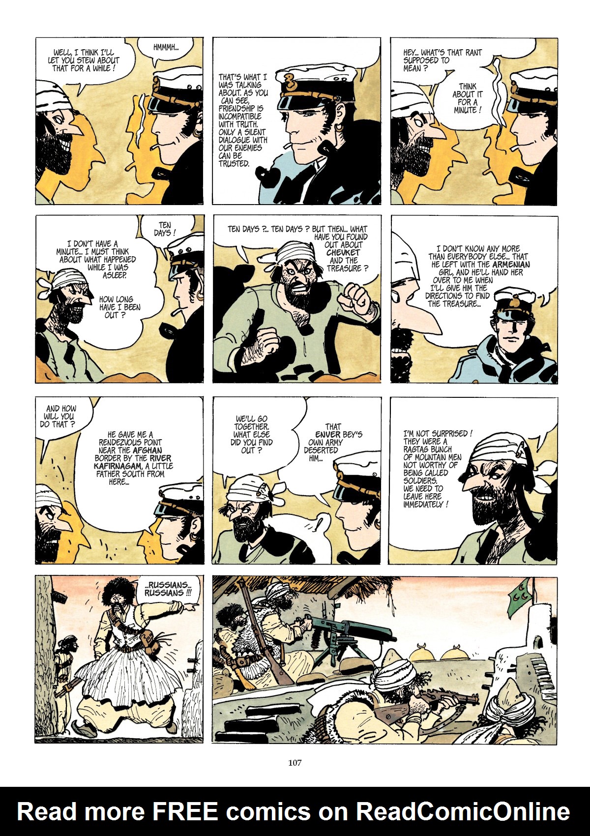 Read online Corto Maltese comic -  Issue # TPB 11 - 110