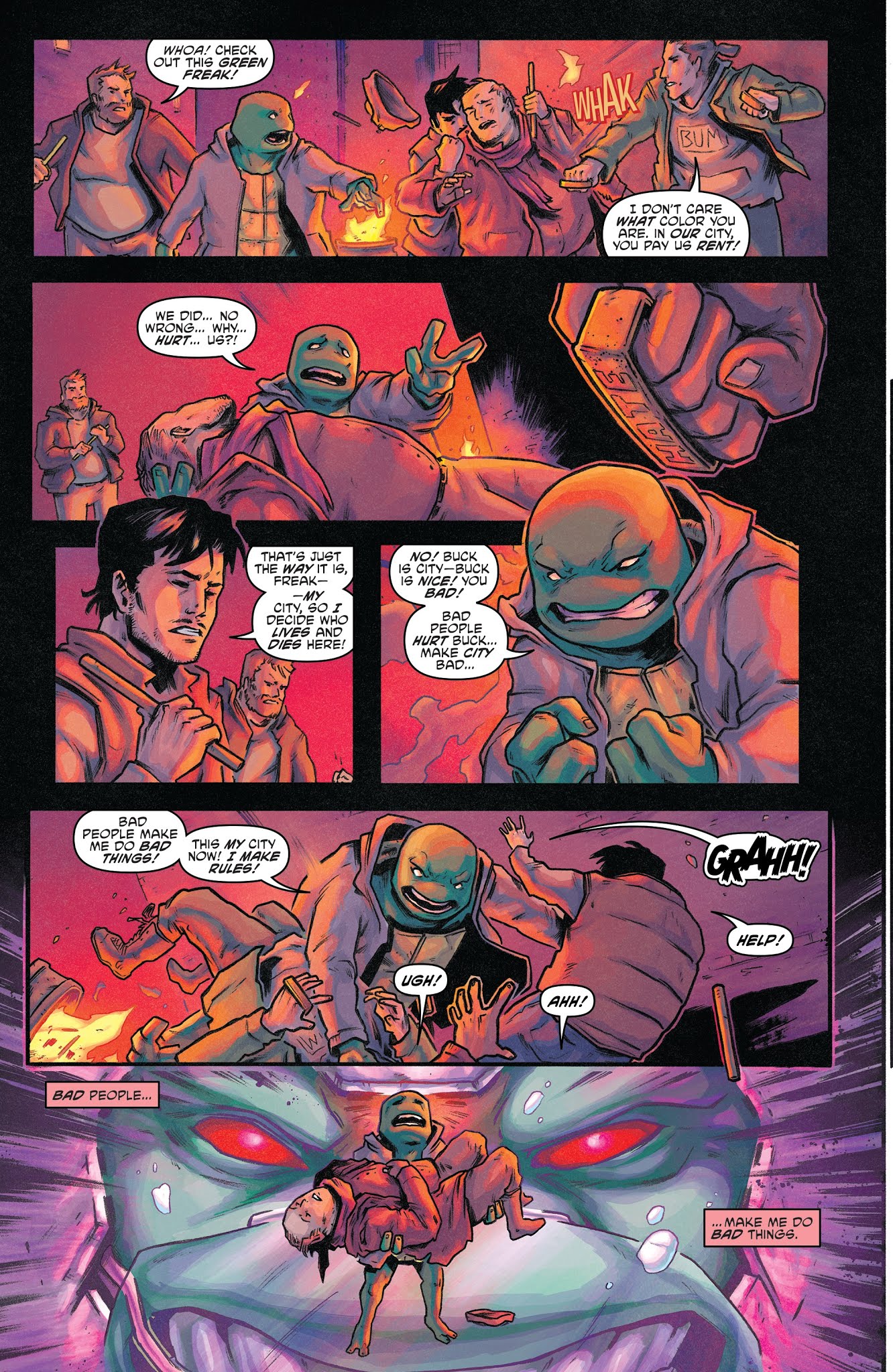 Read online Teenage Mutant Ninja Turtles: Macro-Series comic -  Issue #4 - 16
