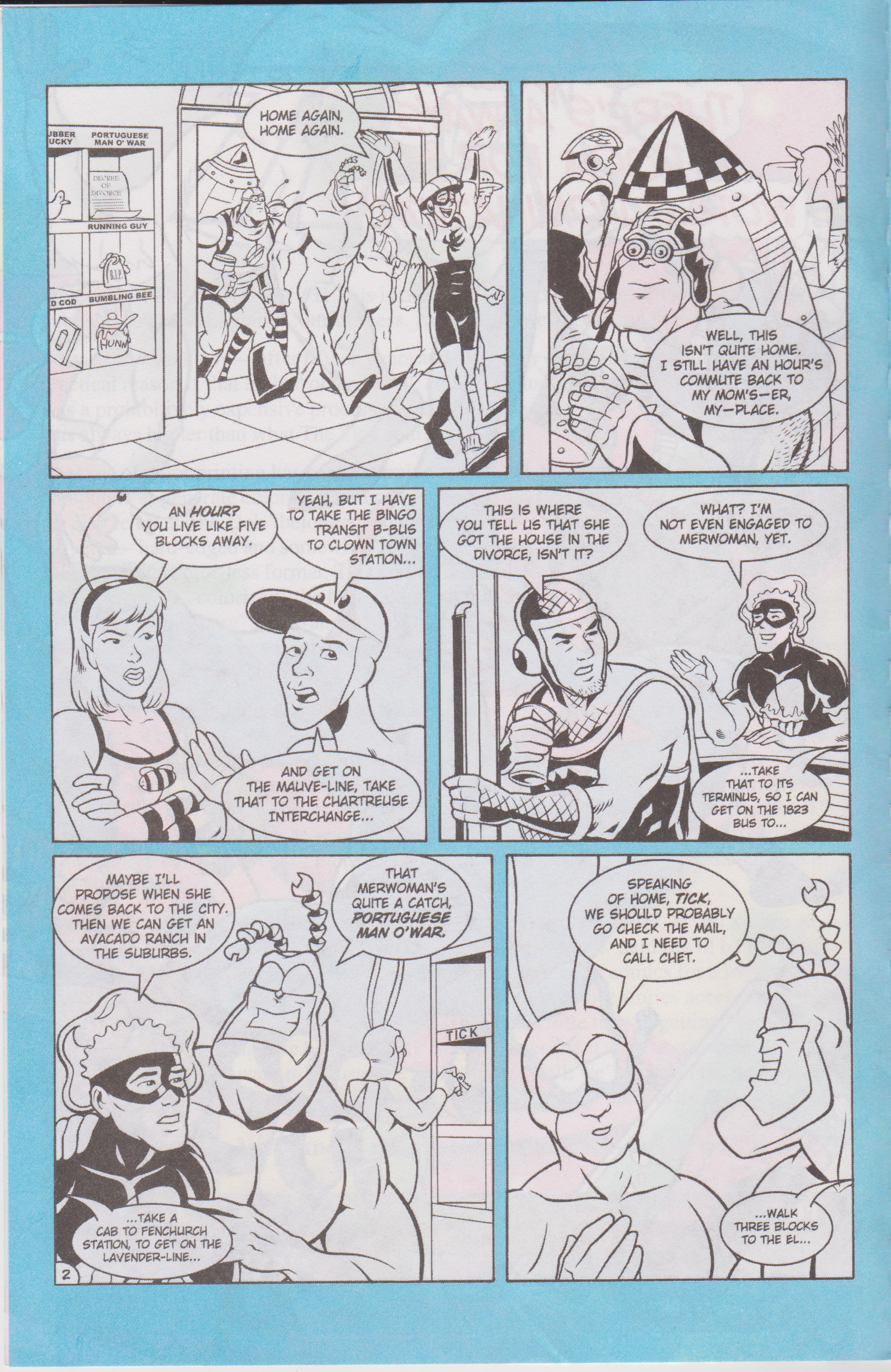 Read online The Tick Color comic -  Issue #1 - 4