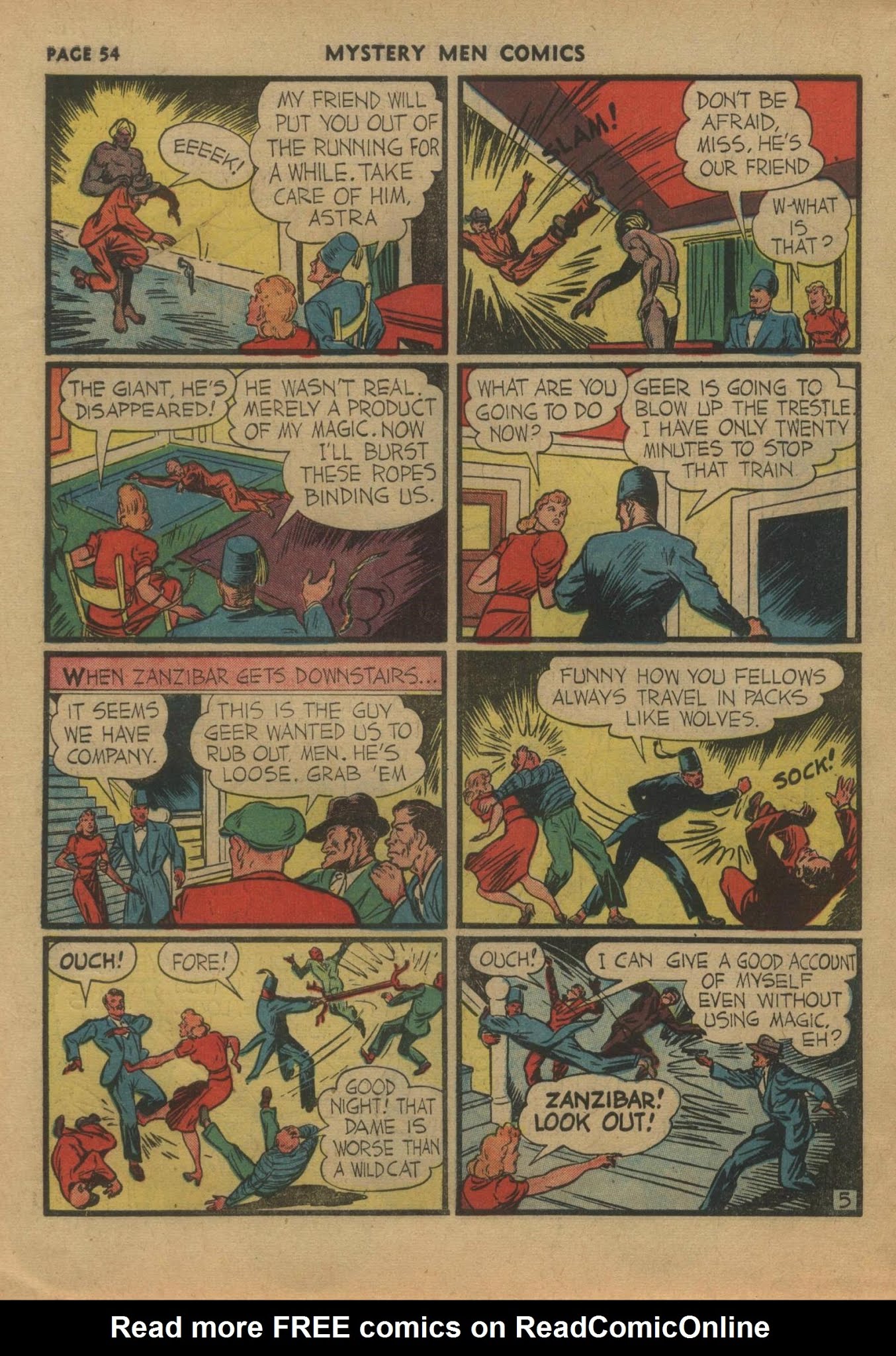 Read online Mystery Men Comics comic -  Issue #21 - 56