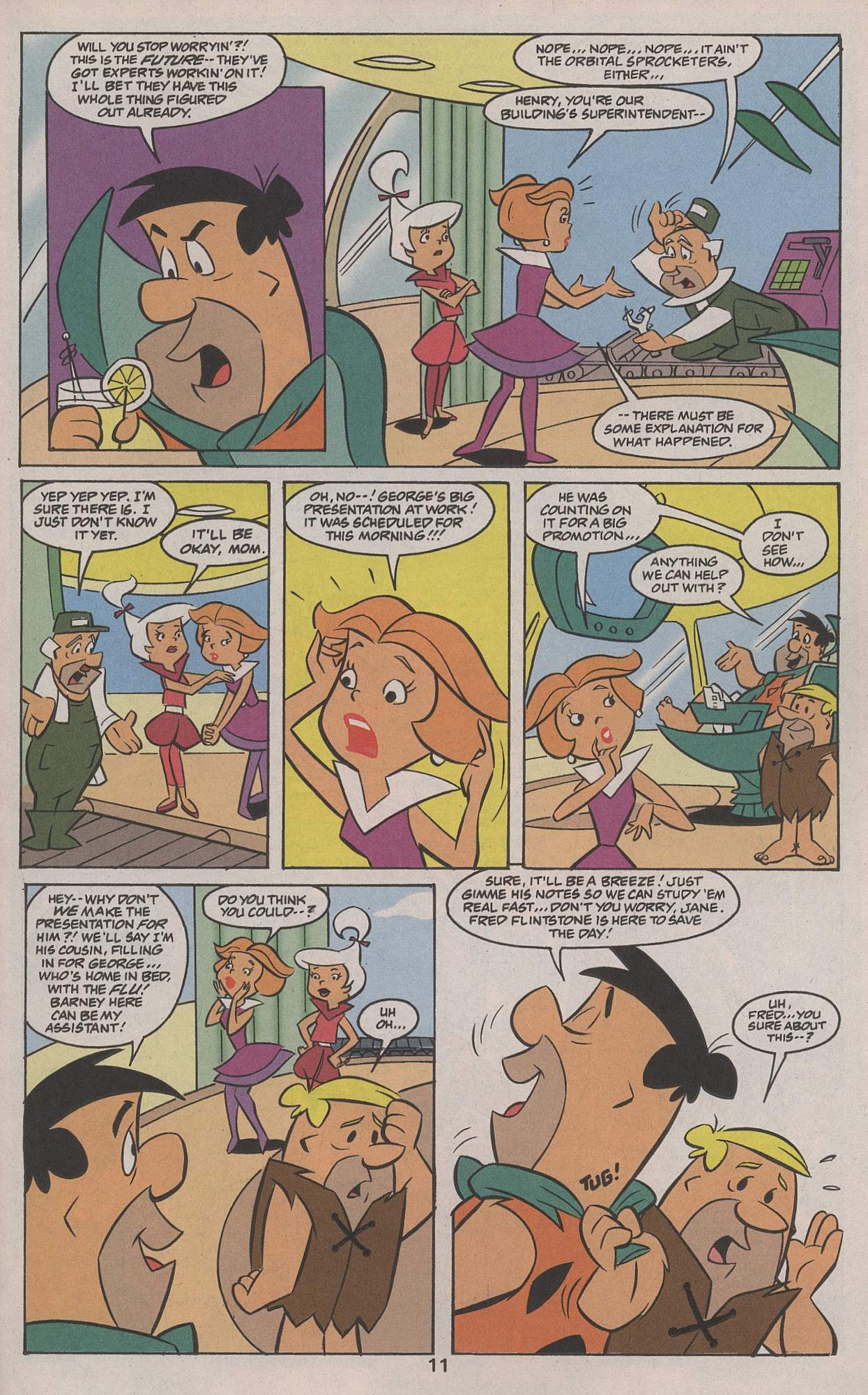 Read online The Flintstones and the Jetsons comic -  Issue #21 - 17