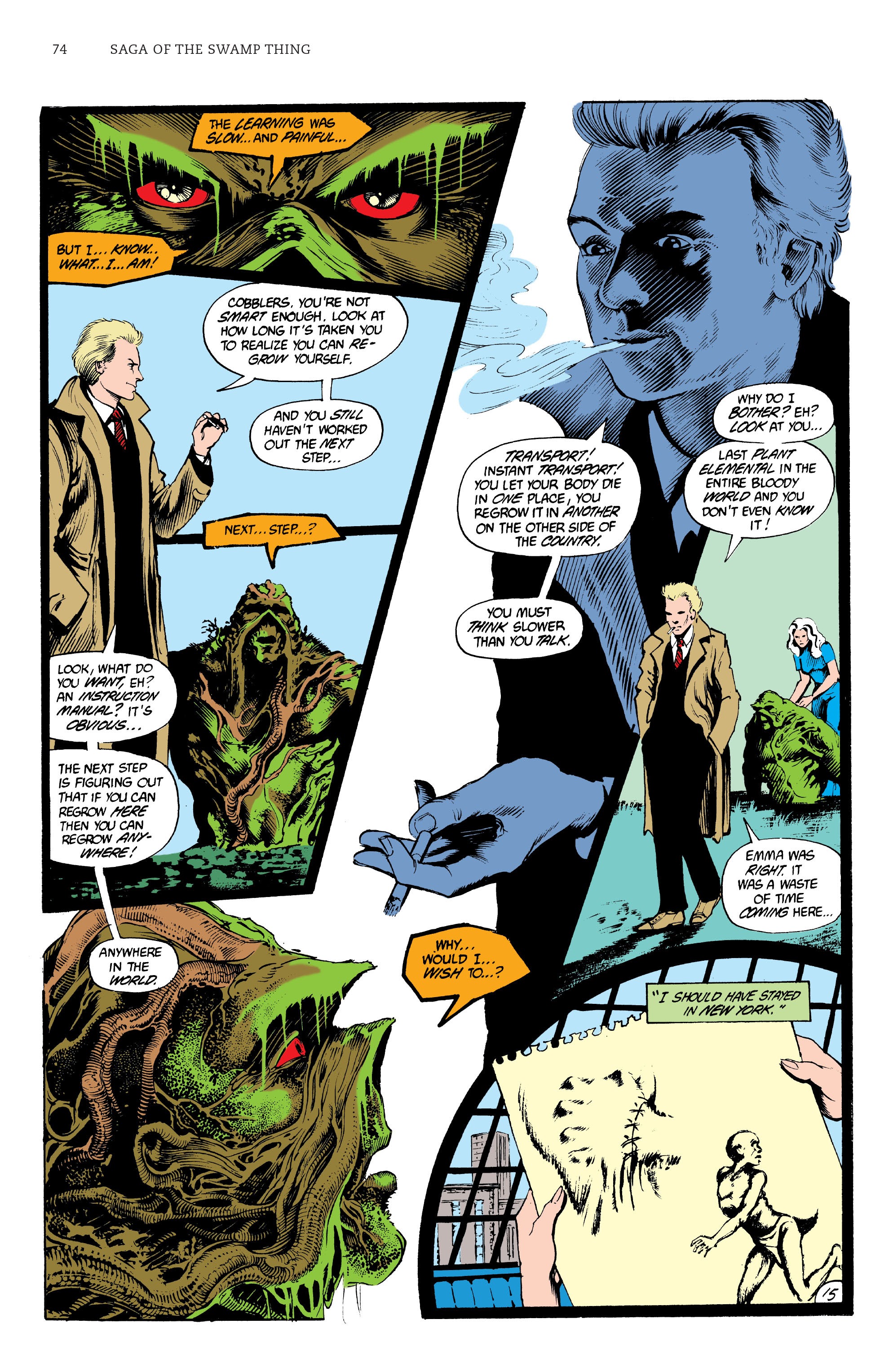 Read online Saga of the Swamp Thing comic -  Issue # TPB 3 (Part 1) - 74