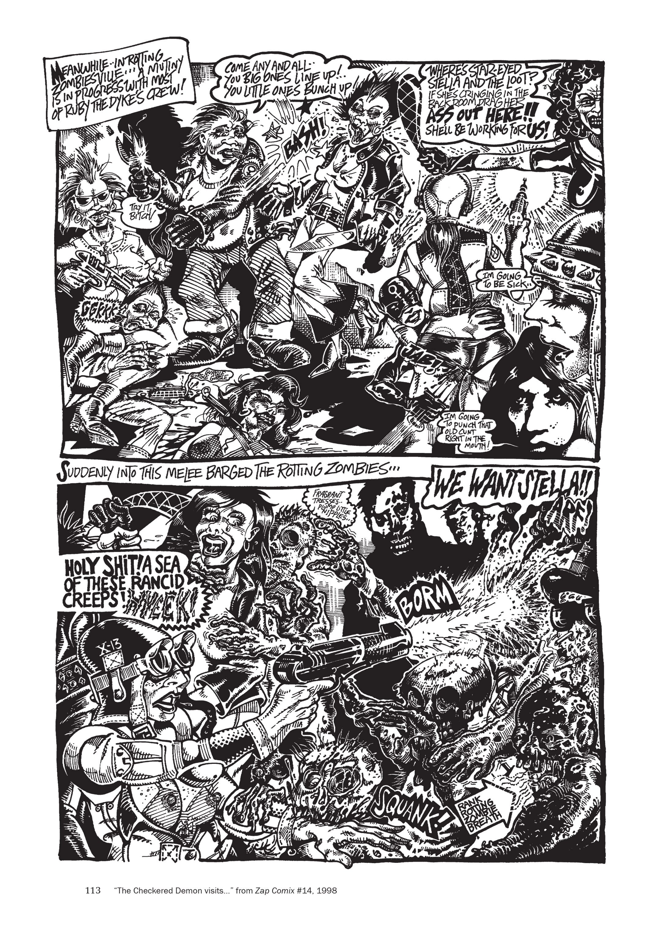 Read online The Mythology of S. Clay Wilson comic -  Issue # Belgian Lace from Hell (Part 2) - 16