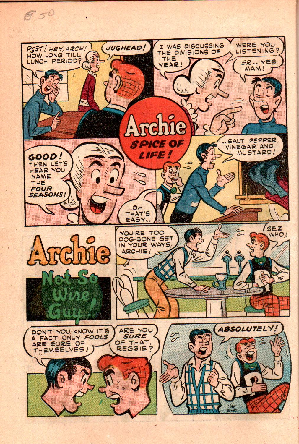 Read online Archie's Joke Book Magazine comic -  Issue #43 - 34