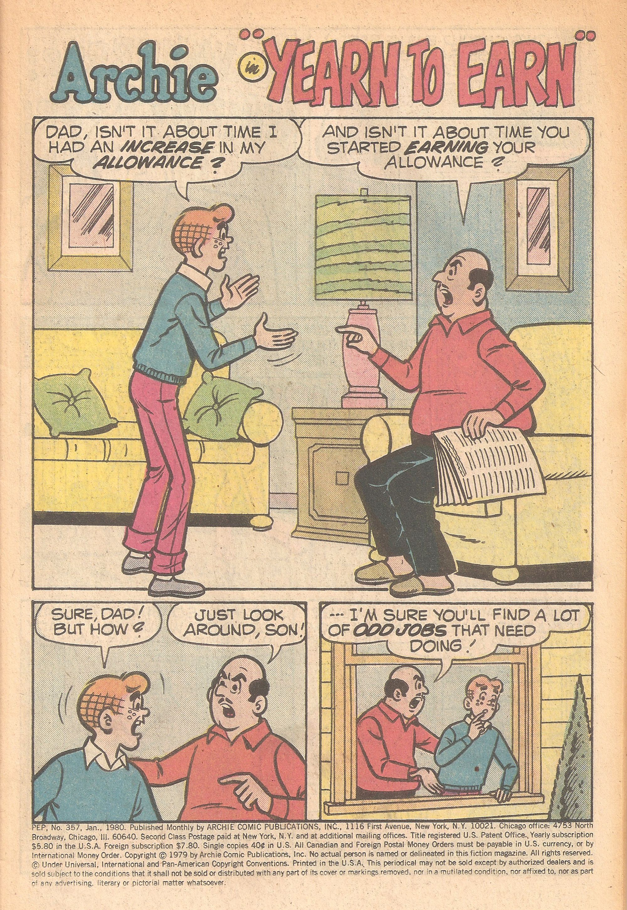 Read online Pep Comics comic -  Issue #357 - 3