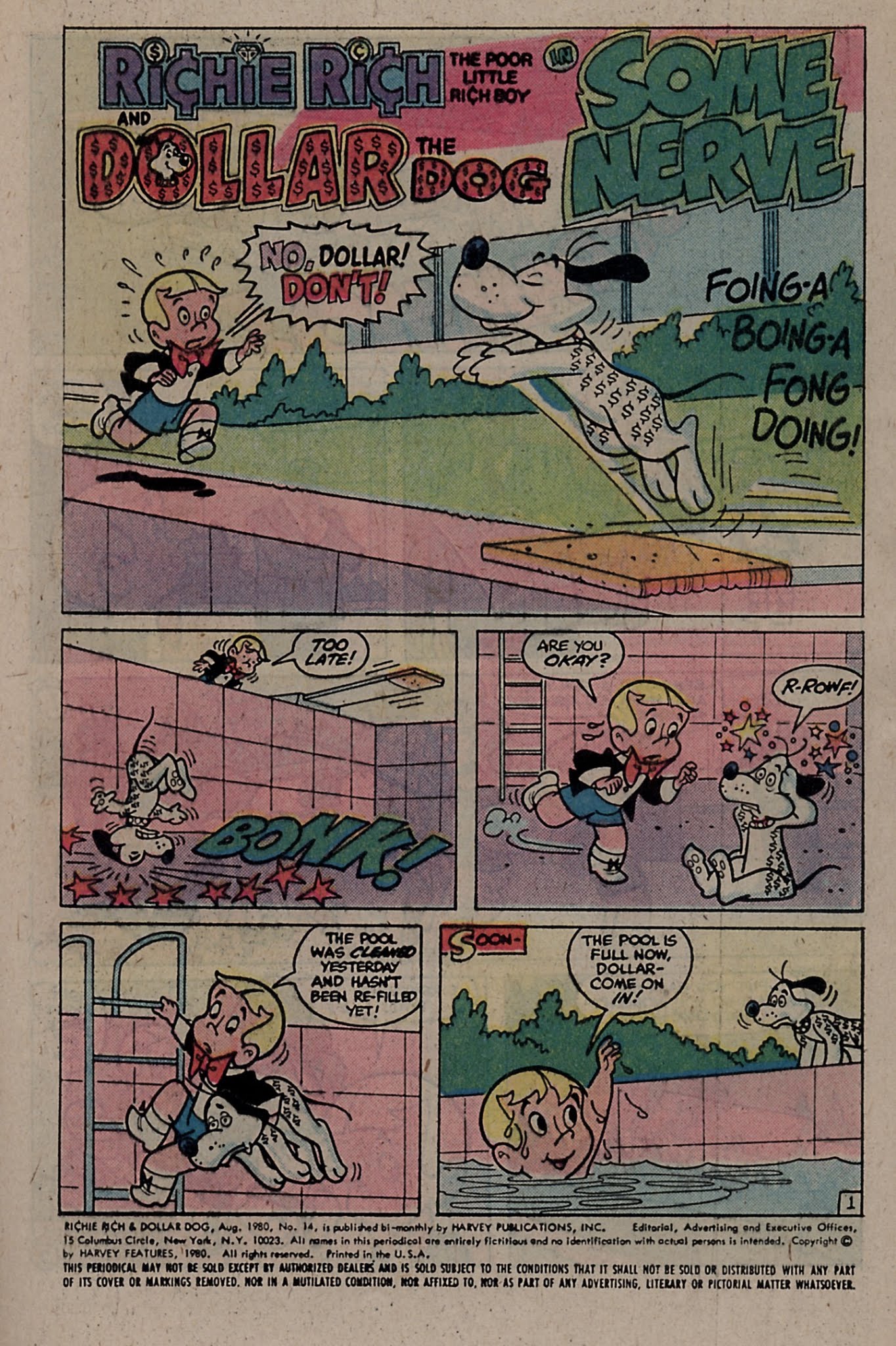 Read online Richie Rich & Dollar the Dog comic -  Issue #14 - 5