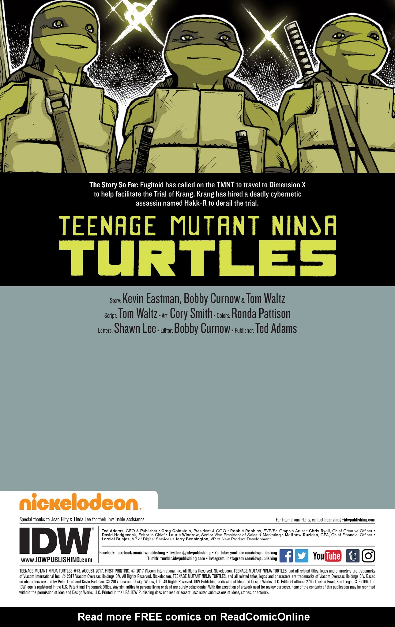 Read online Teenage Mutant Ninja Turtles (2011) comic -  Issue #73 - 2