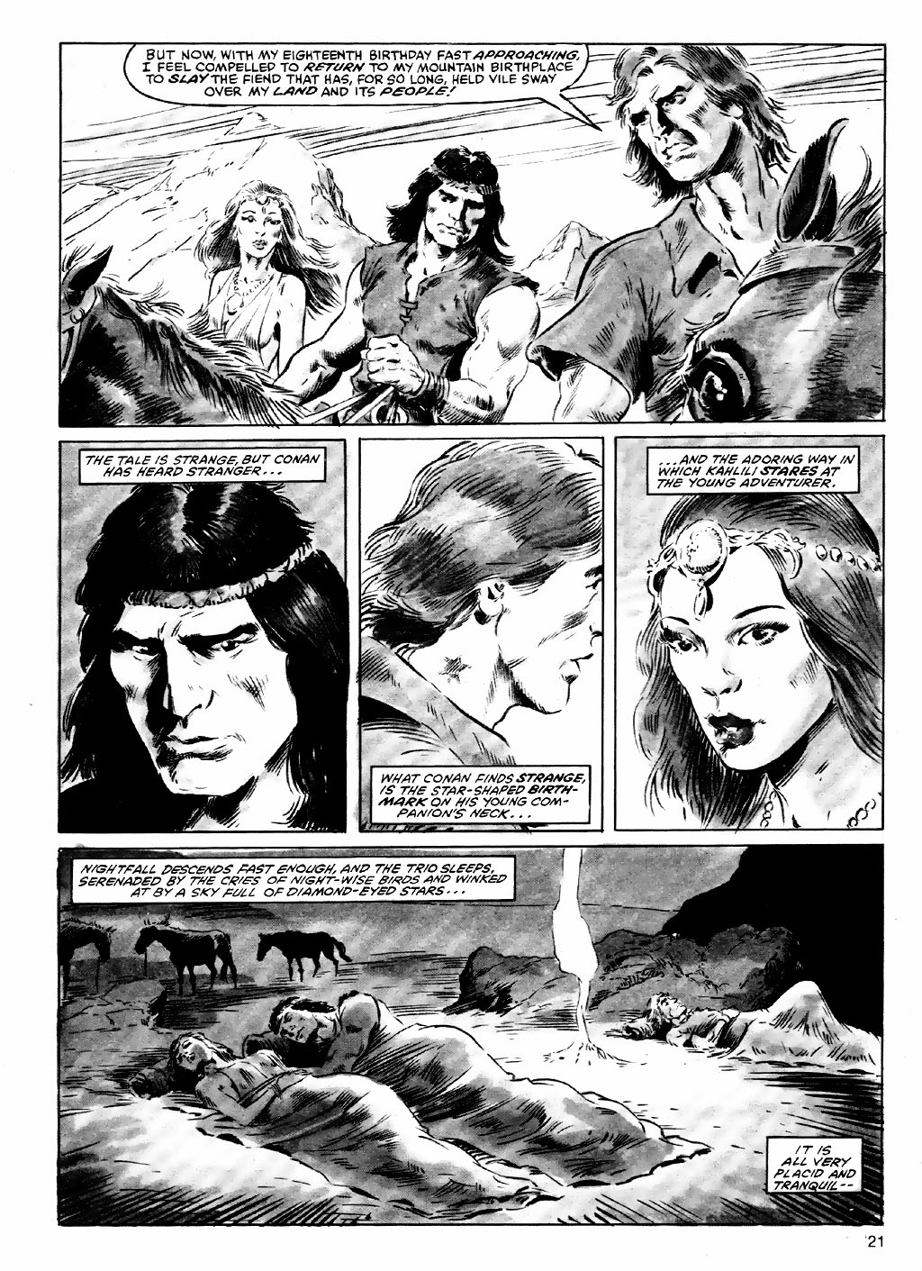 Read online The Savage Sword Of Conan comic -  Issue #84 - 21