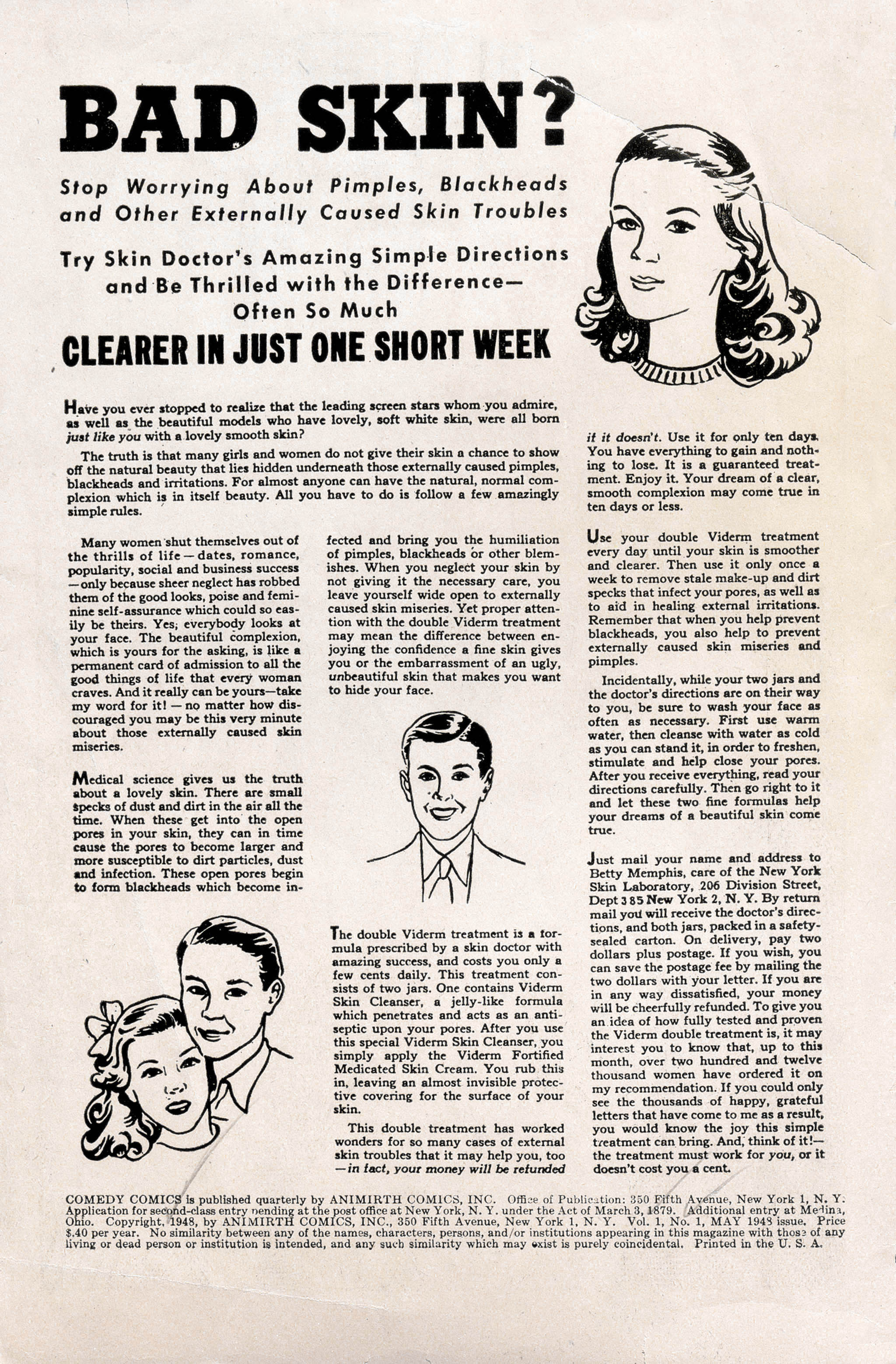 Read online Comedy Comics (1948) comic -  Issue #1 - 2