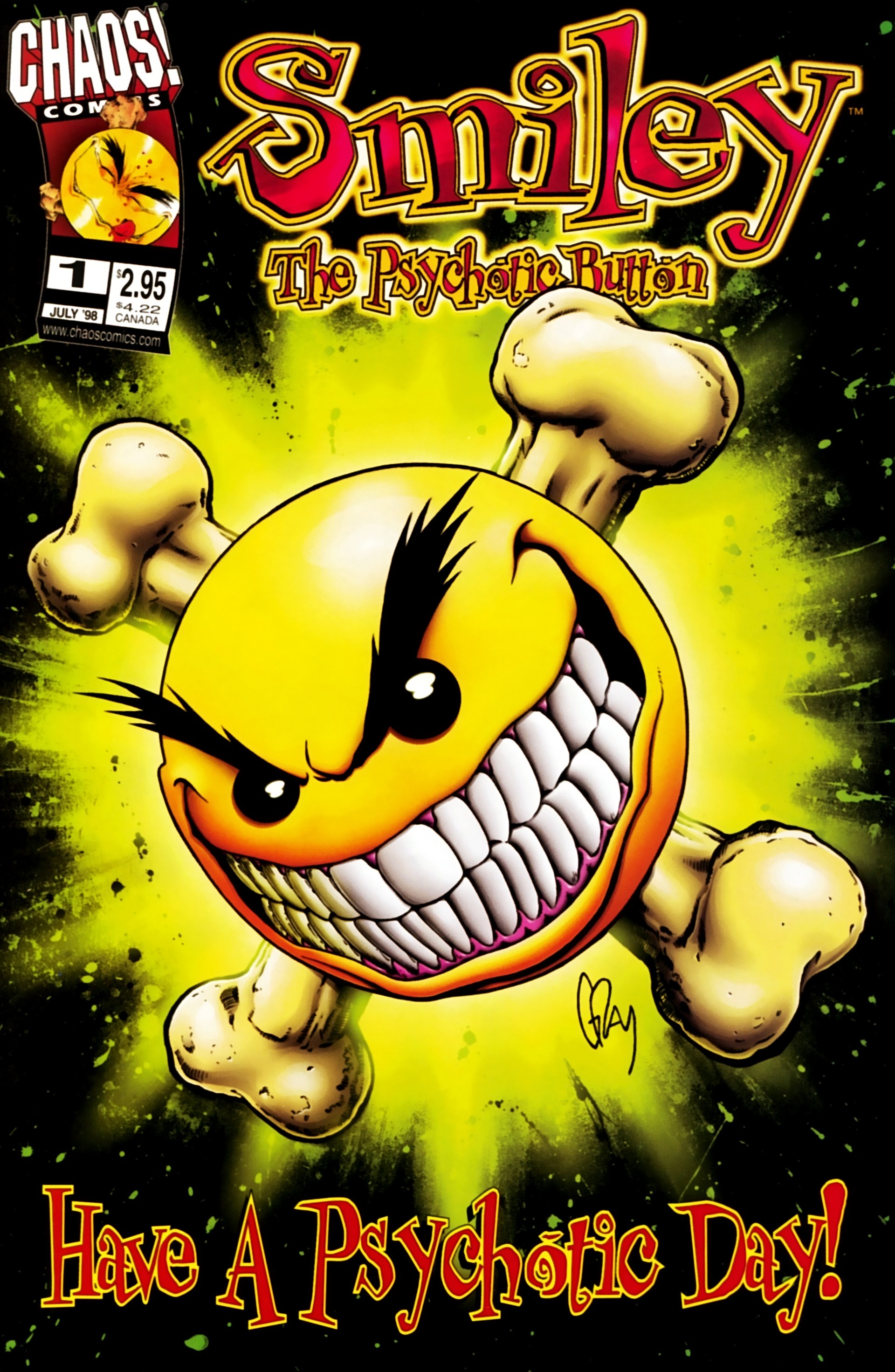 Read online Smiley: Have a Psychotic Day comic -  Issue # Full - 1