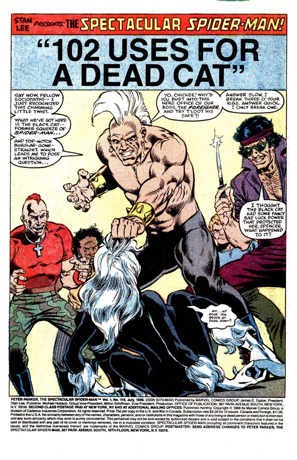 Read online The Spectacular Spider-Man (1976) comic -  Issue #116 - 2