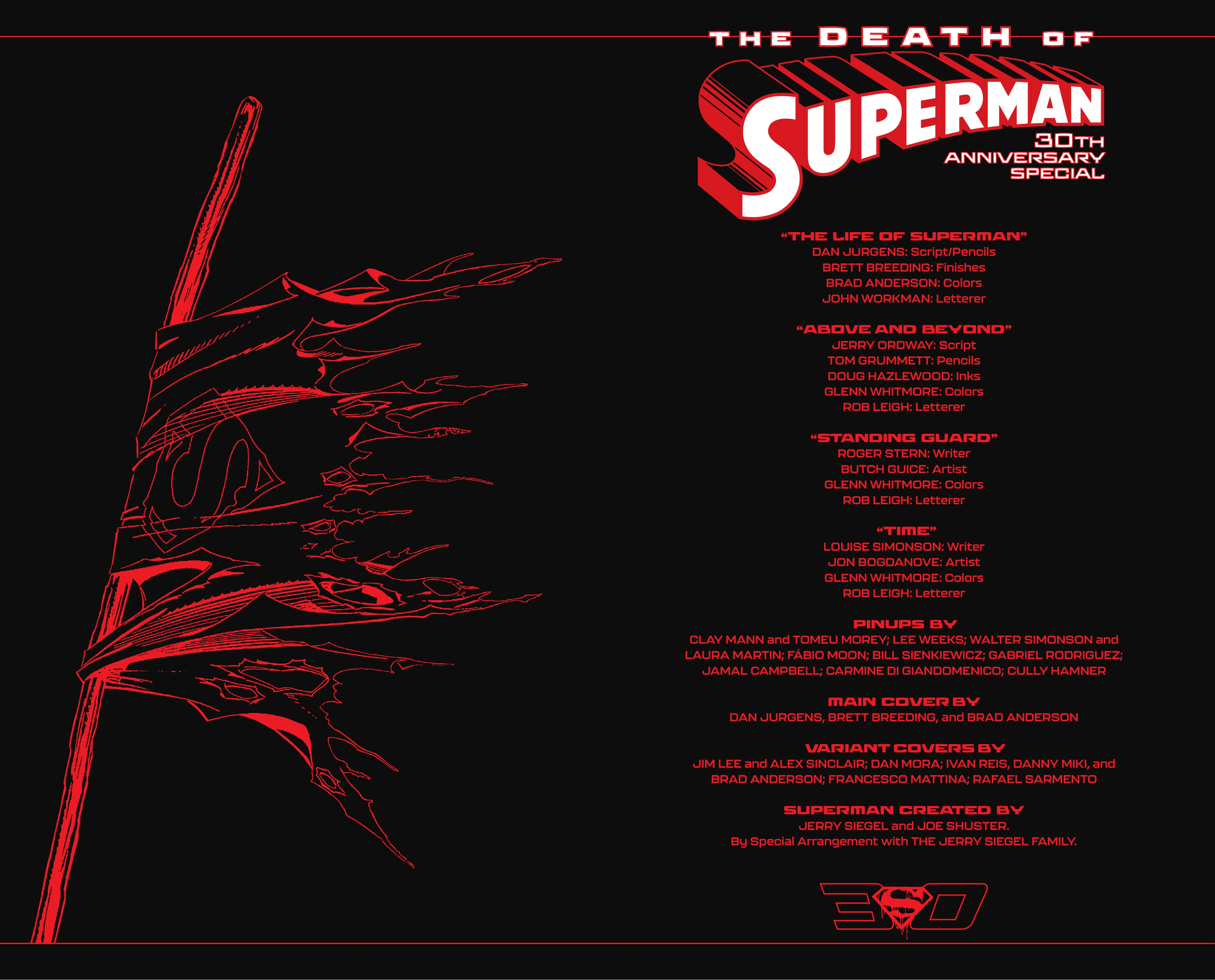 Read online The Death of Superman 30th Anniversary Special comic -  Issue # Full - 4
