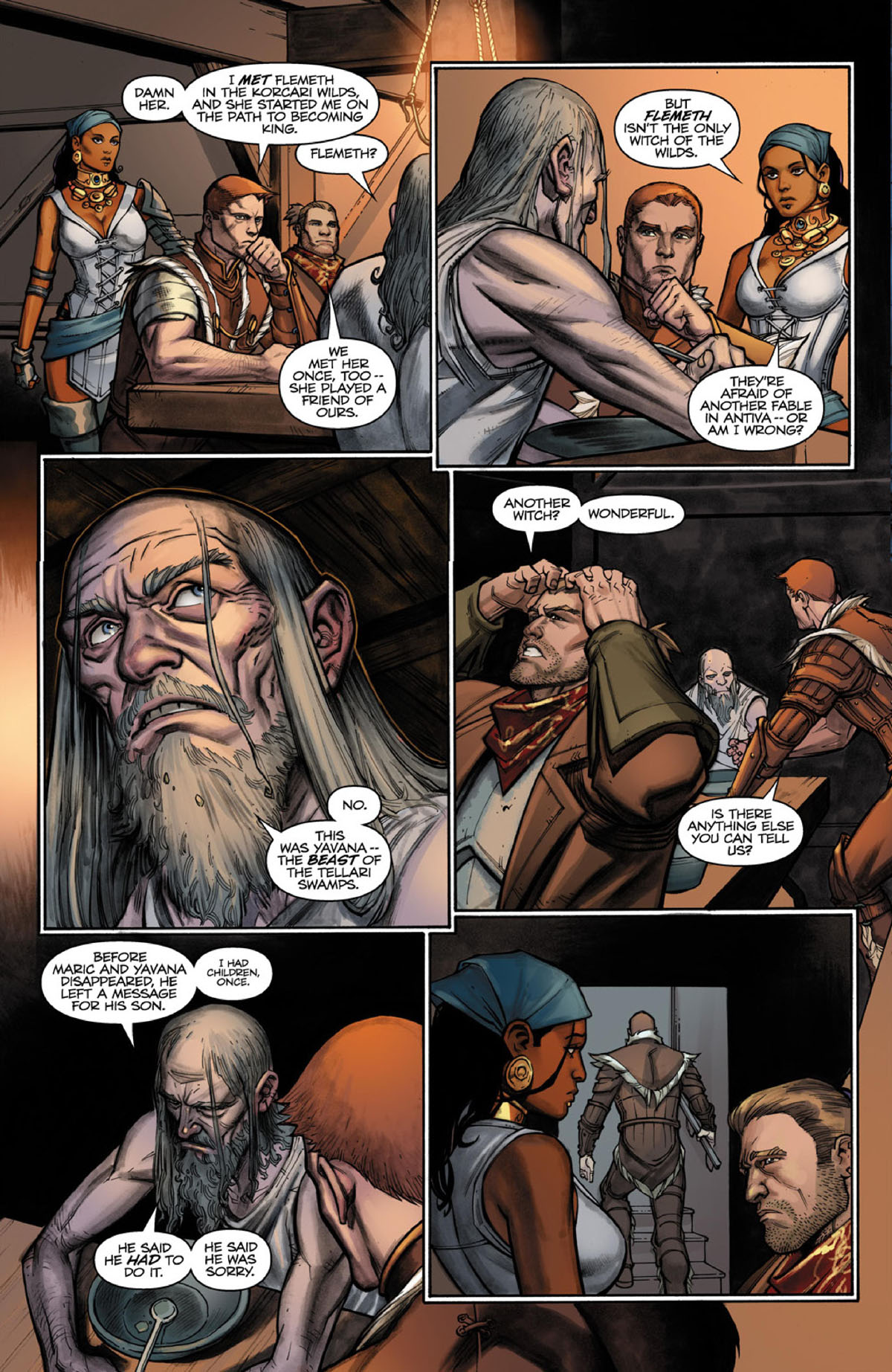 Read online Dragon Age: The Silent Grove comic -  Issue #3 - 5