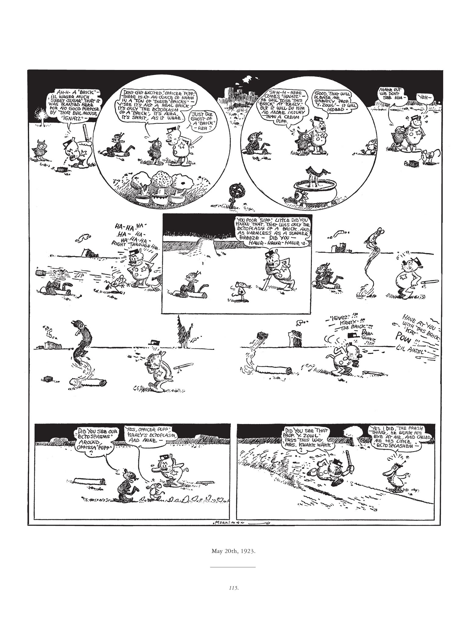 Read online Krazy & Ignatz comic -  Issue # TPB 3 - 115