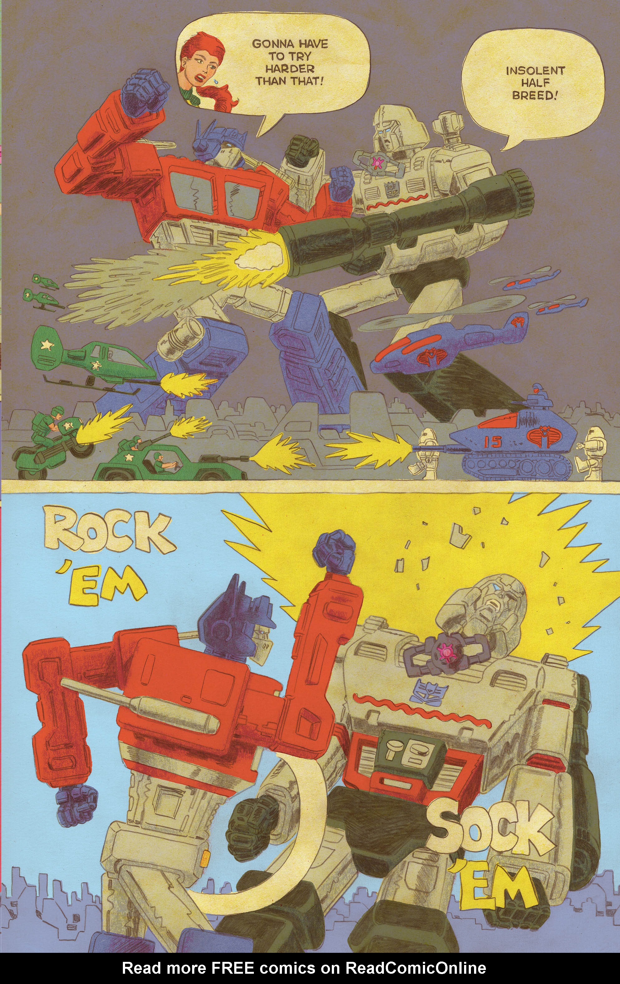 Read online The Transformers vs. G.I. Joe: The Movie Adaptation comic -  Issue # Full - 18
