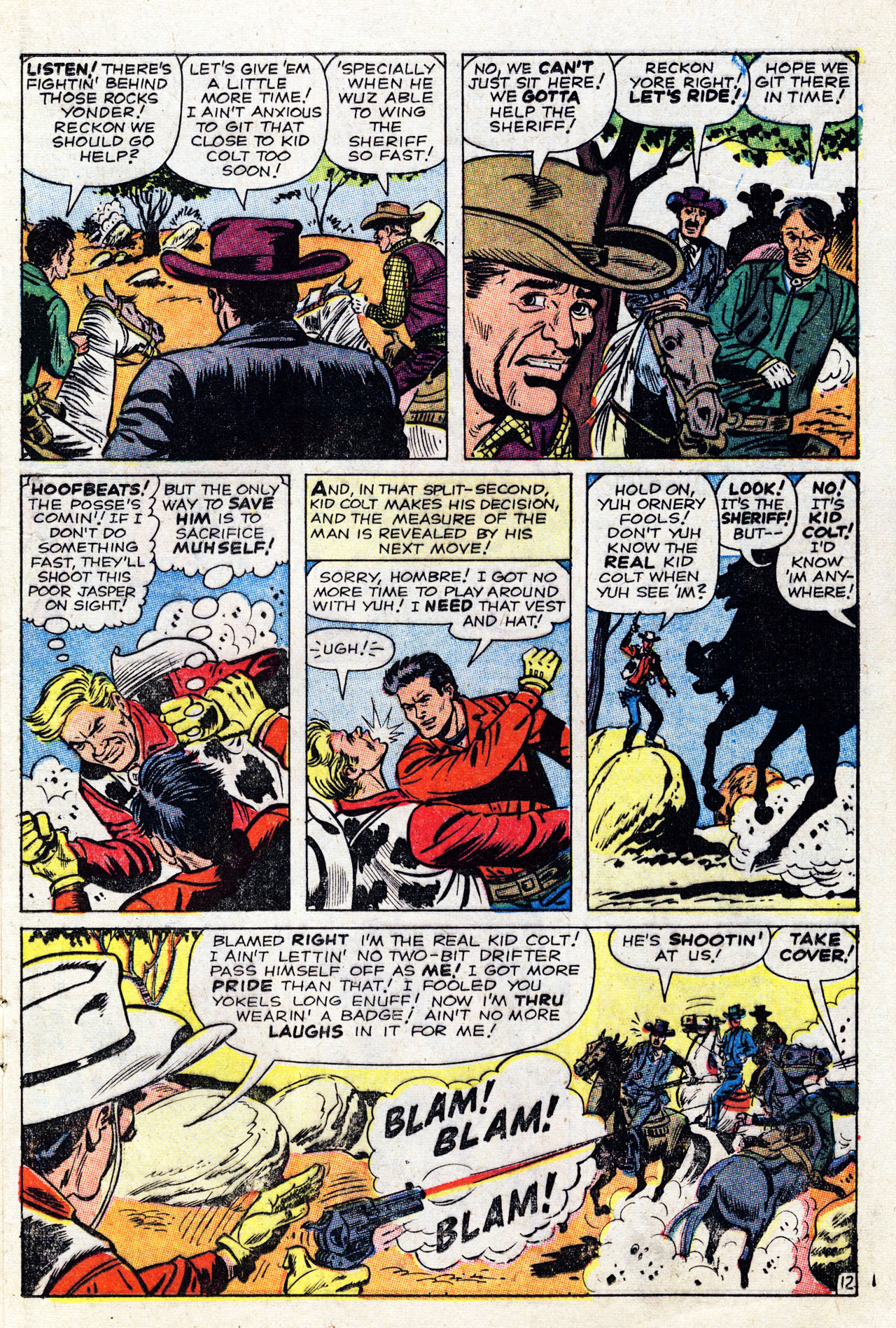 Read online Gunsmoke Western comic -  Issue #74 - 17