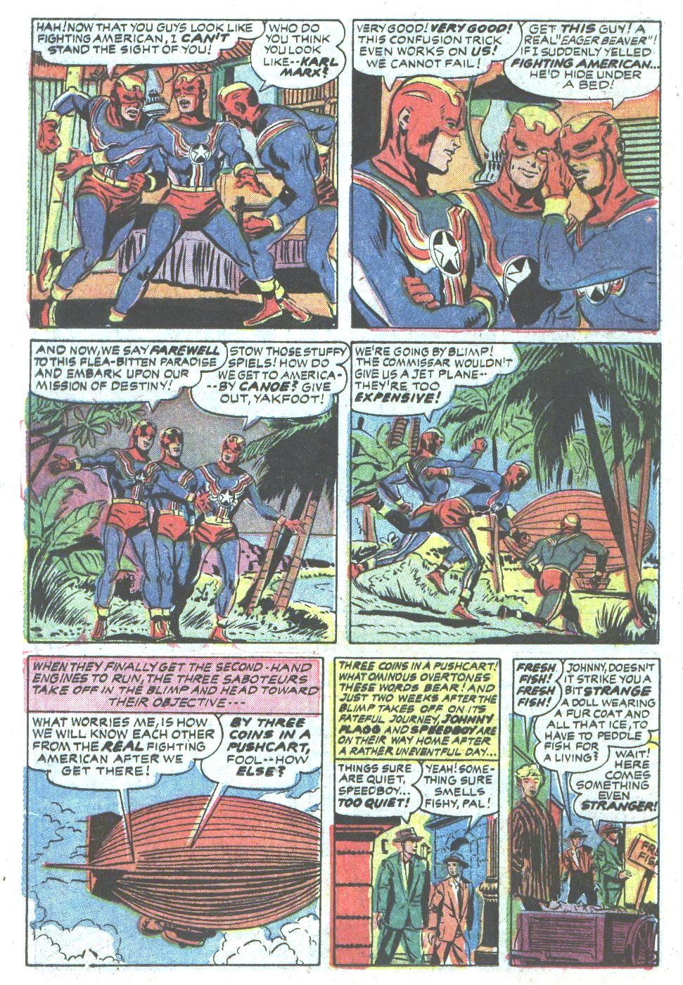 Read online Fighting American (1954) comic -  Issue #7 - 14