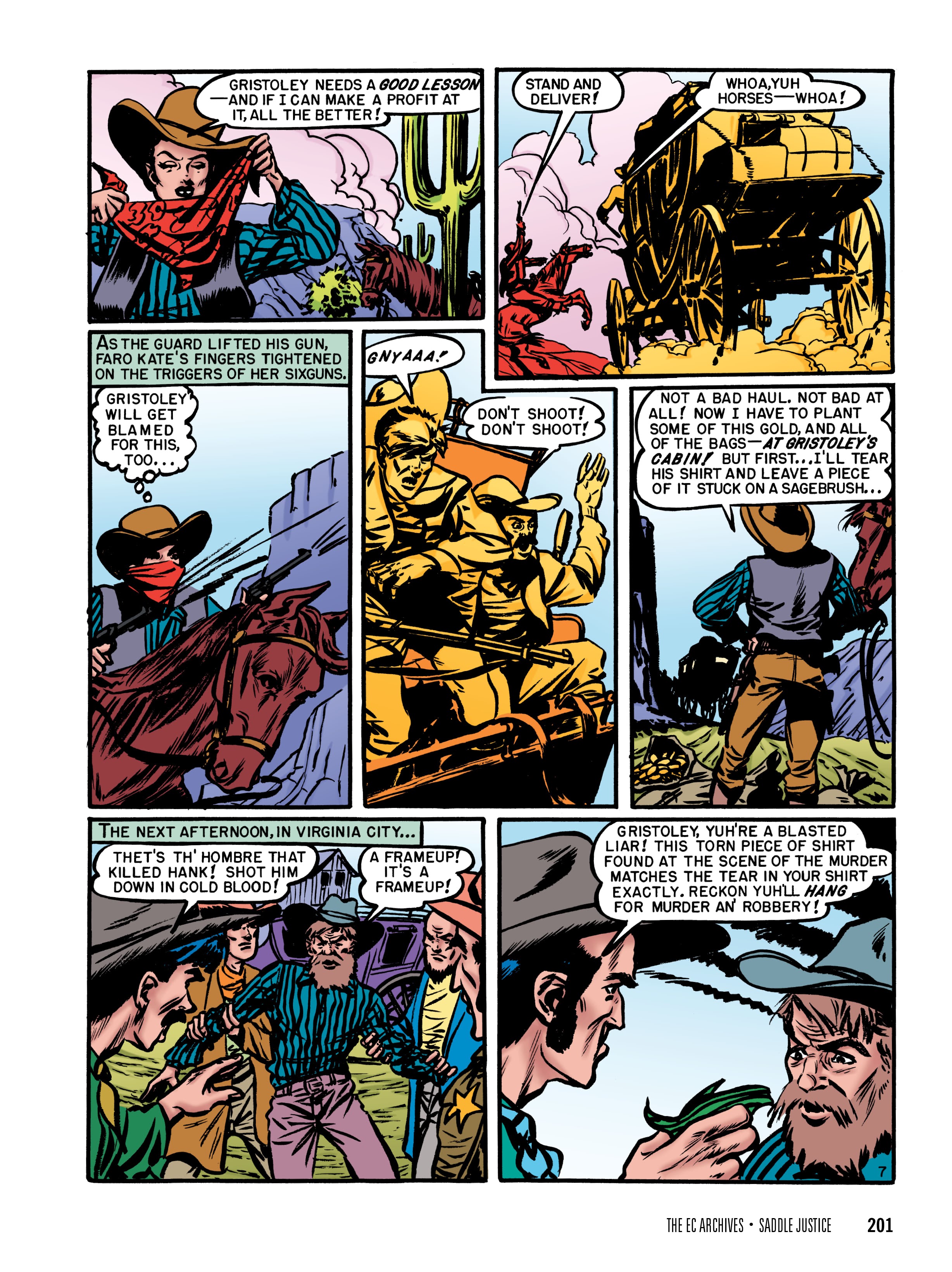 Read online The EC Archives: Saddle Justice comic -  Issue # TPB (Part 2) - 103