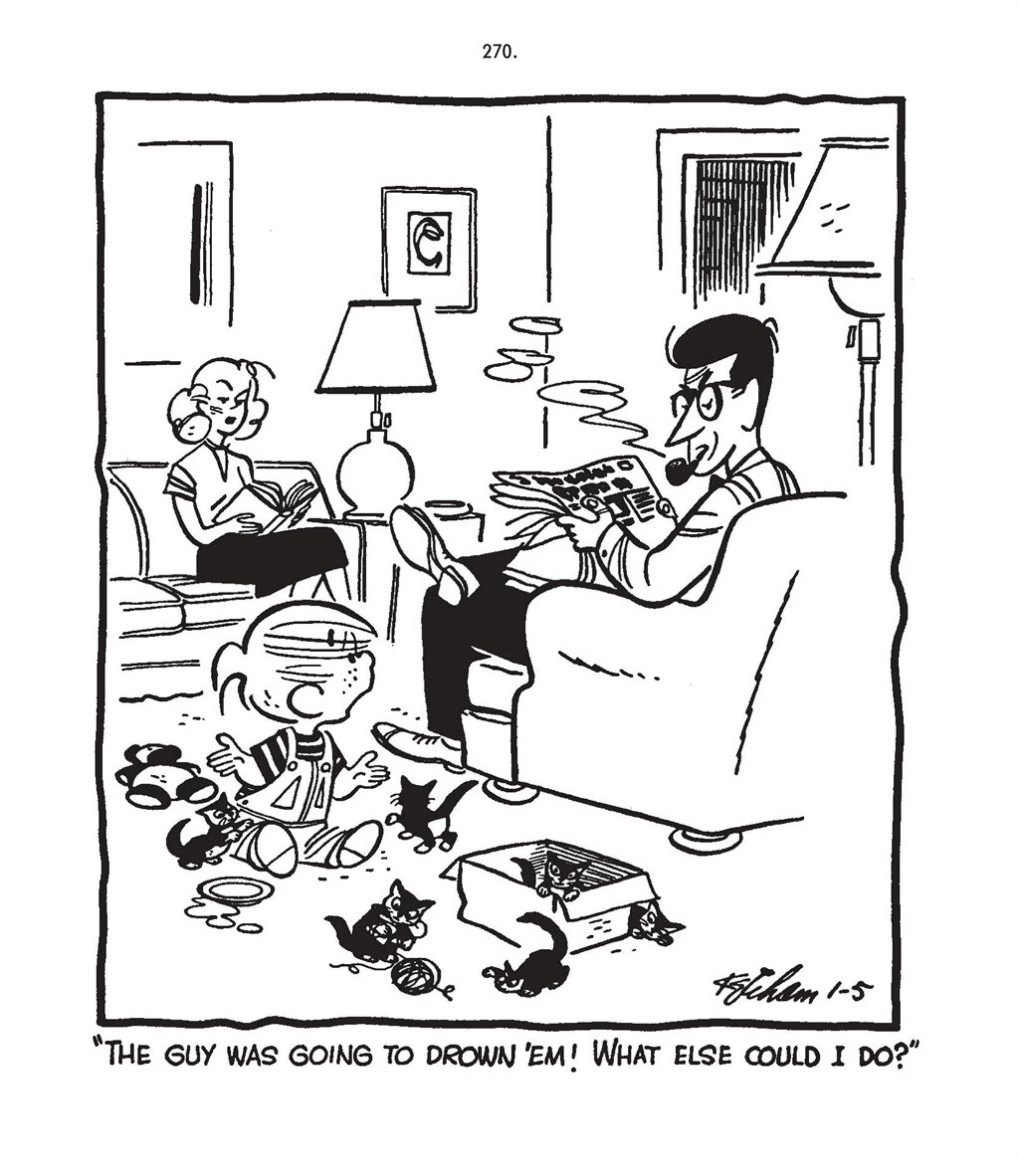 Read online Hank Ketcham's Complete Dennis the Menace comic -  Issue # TPB 1 (Part 3) - 95