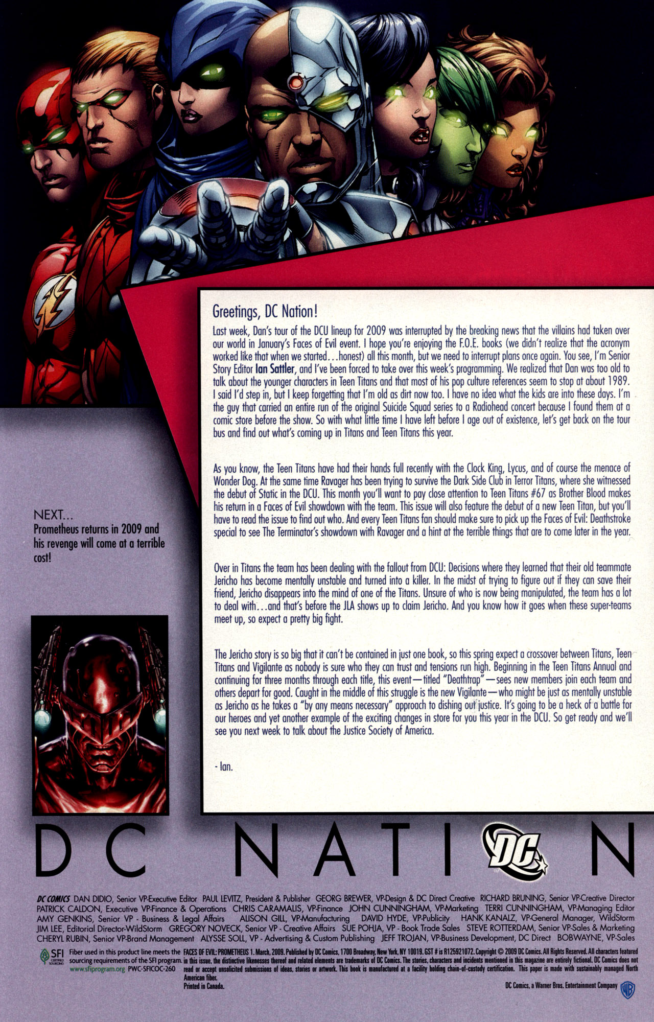 Read online Faces of Evil: Prometheus comic -  Issue # Full - 24