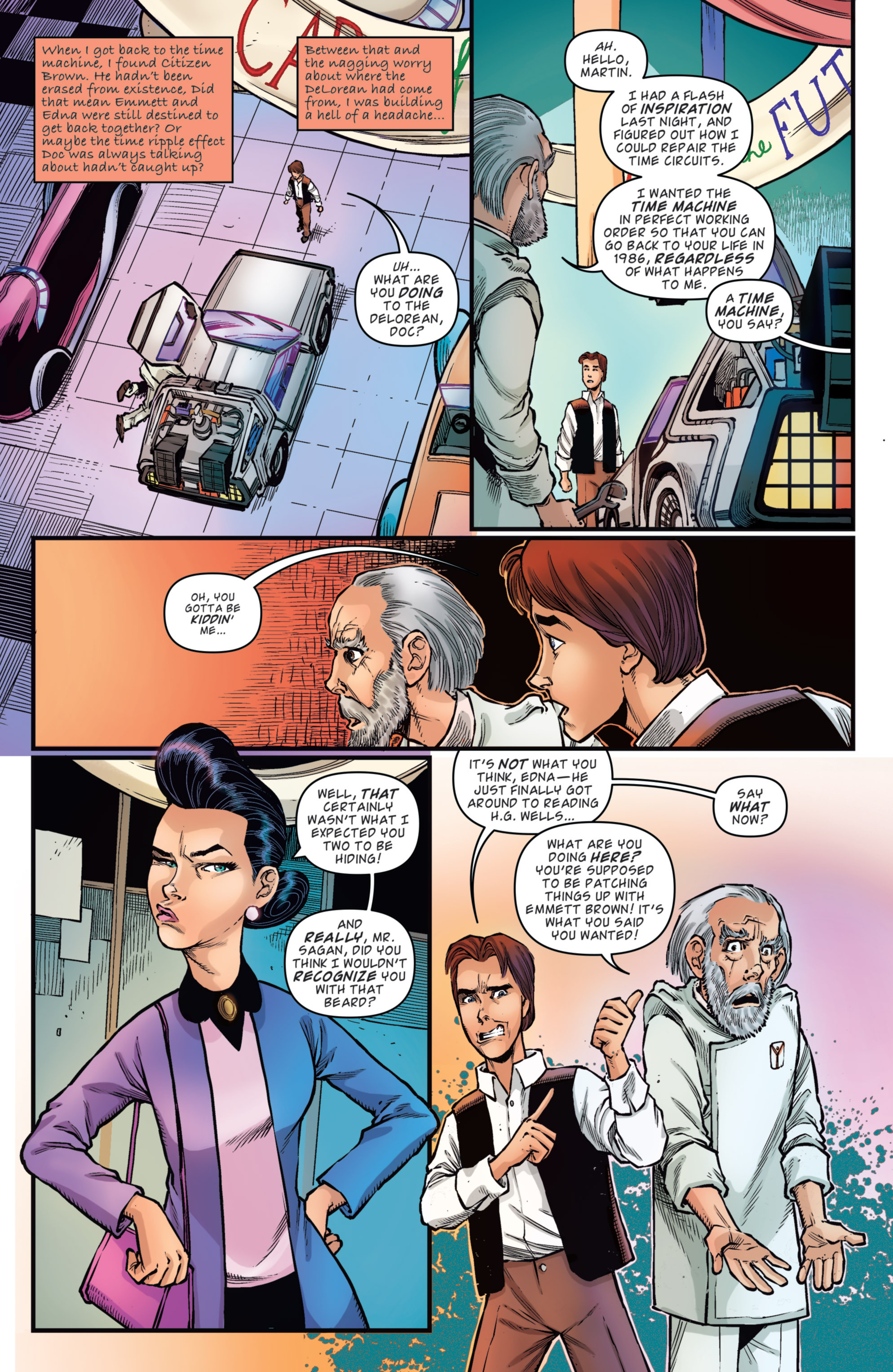 Read online Back to the Future: Citizen Brown comic -  Issue #5 - 6