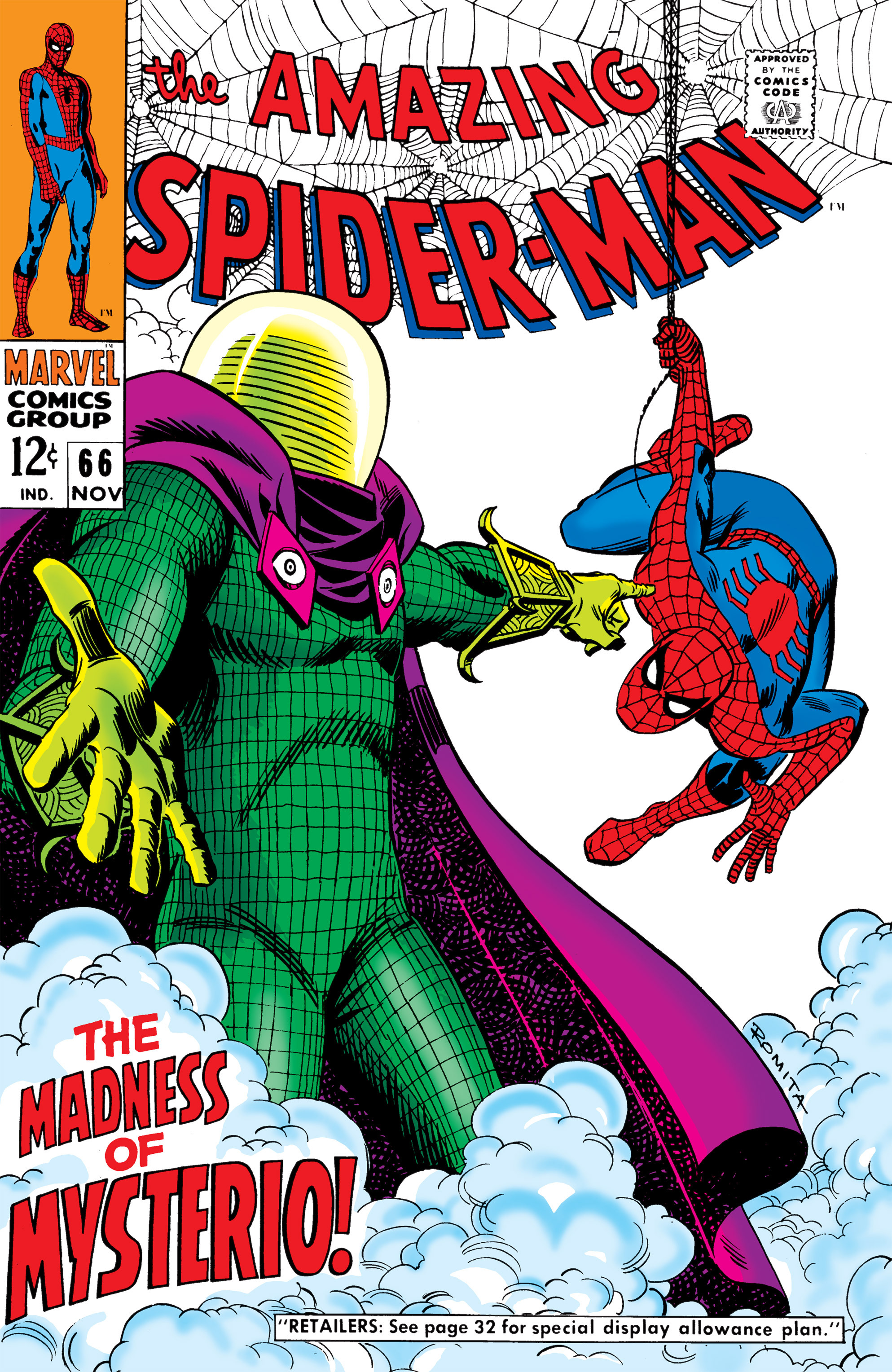 Read online The Amazing Spider-Man (1963) comic -  Issue #66 - 1