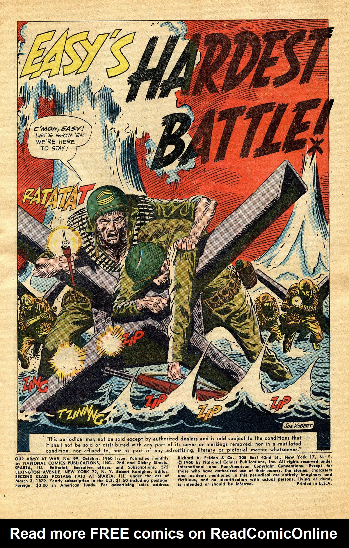 Read online Our Army at War (1952) comic -  Issue #99 - 3