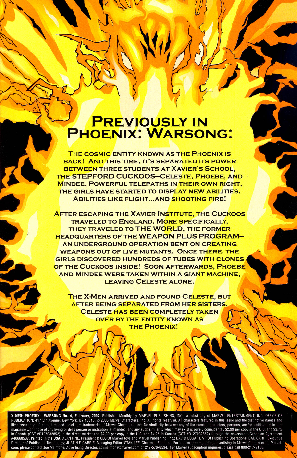 Read online X-Men: Phoenix - Warsong comic -  Issue #4 - 3