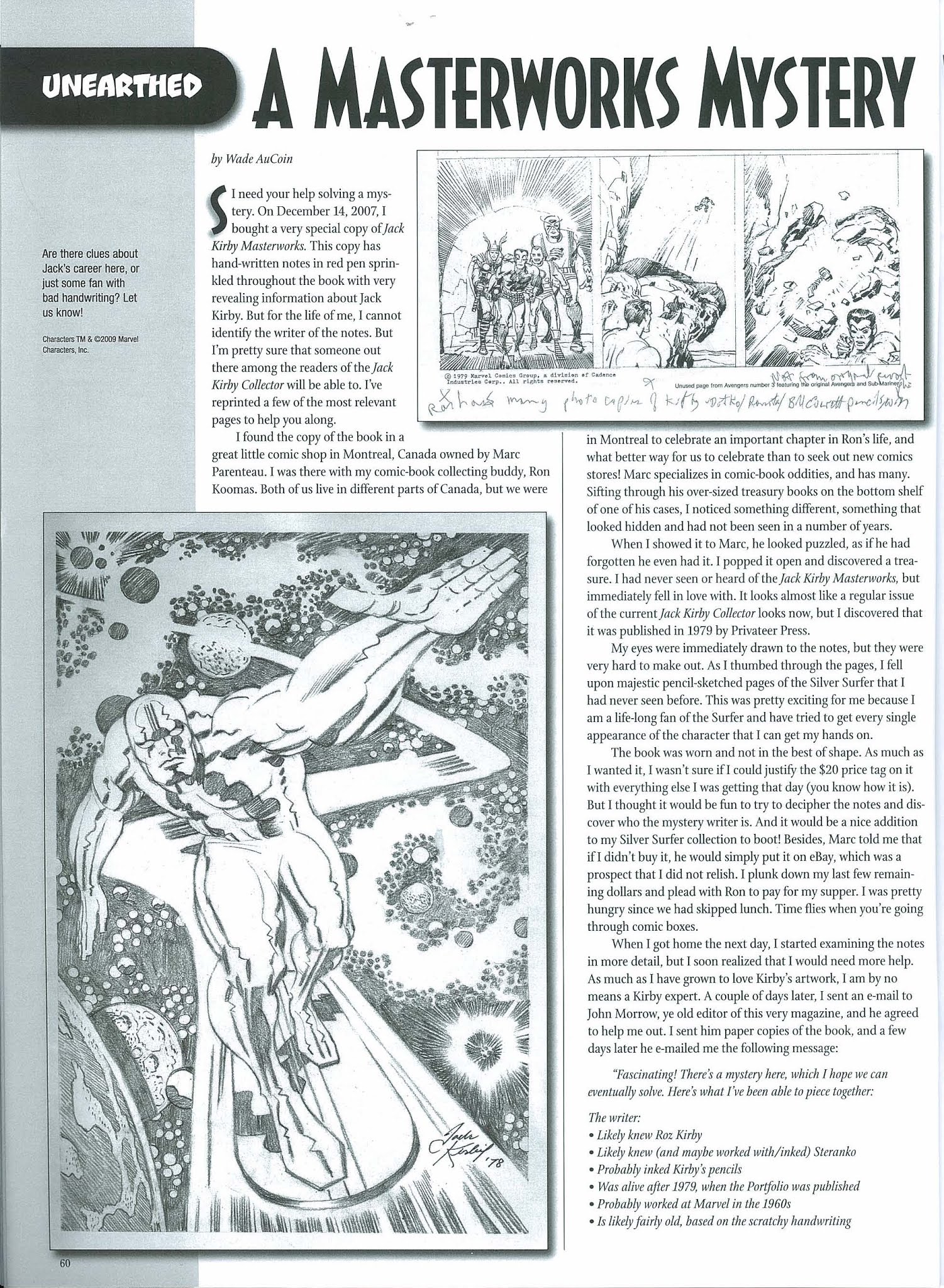 Read online The Jack Kirby Collector comic -  Issue #52 - 61
