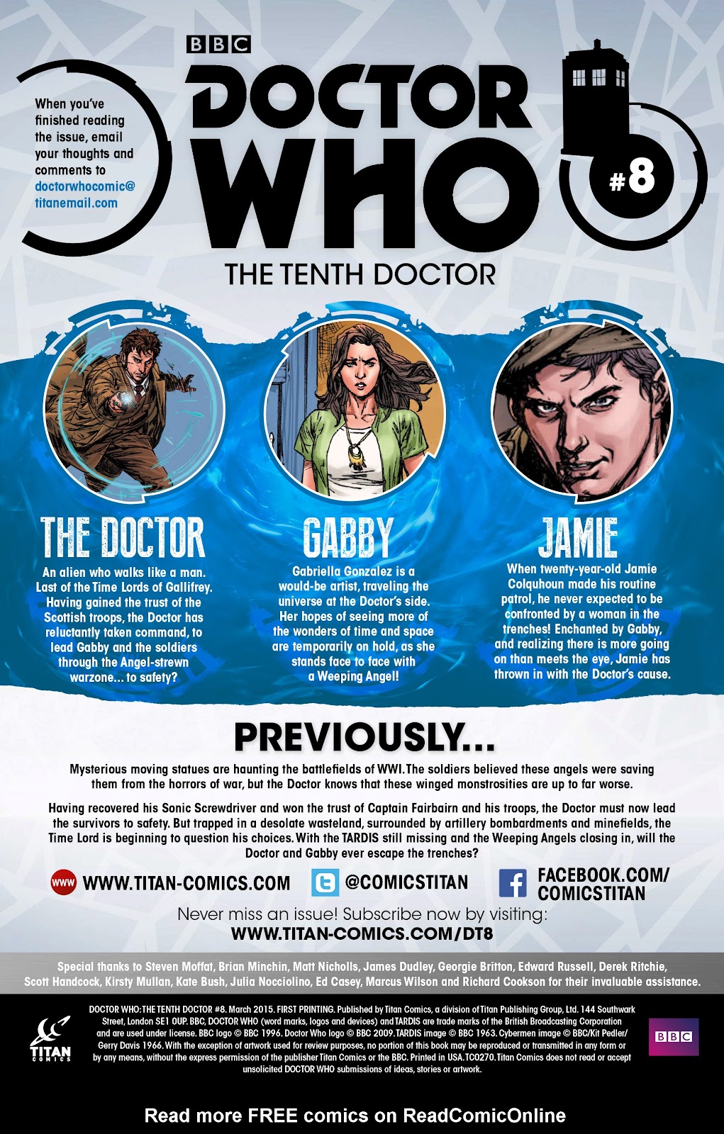 Doctor Who: The Tenth Doctor issue 8 - Page 3