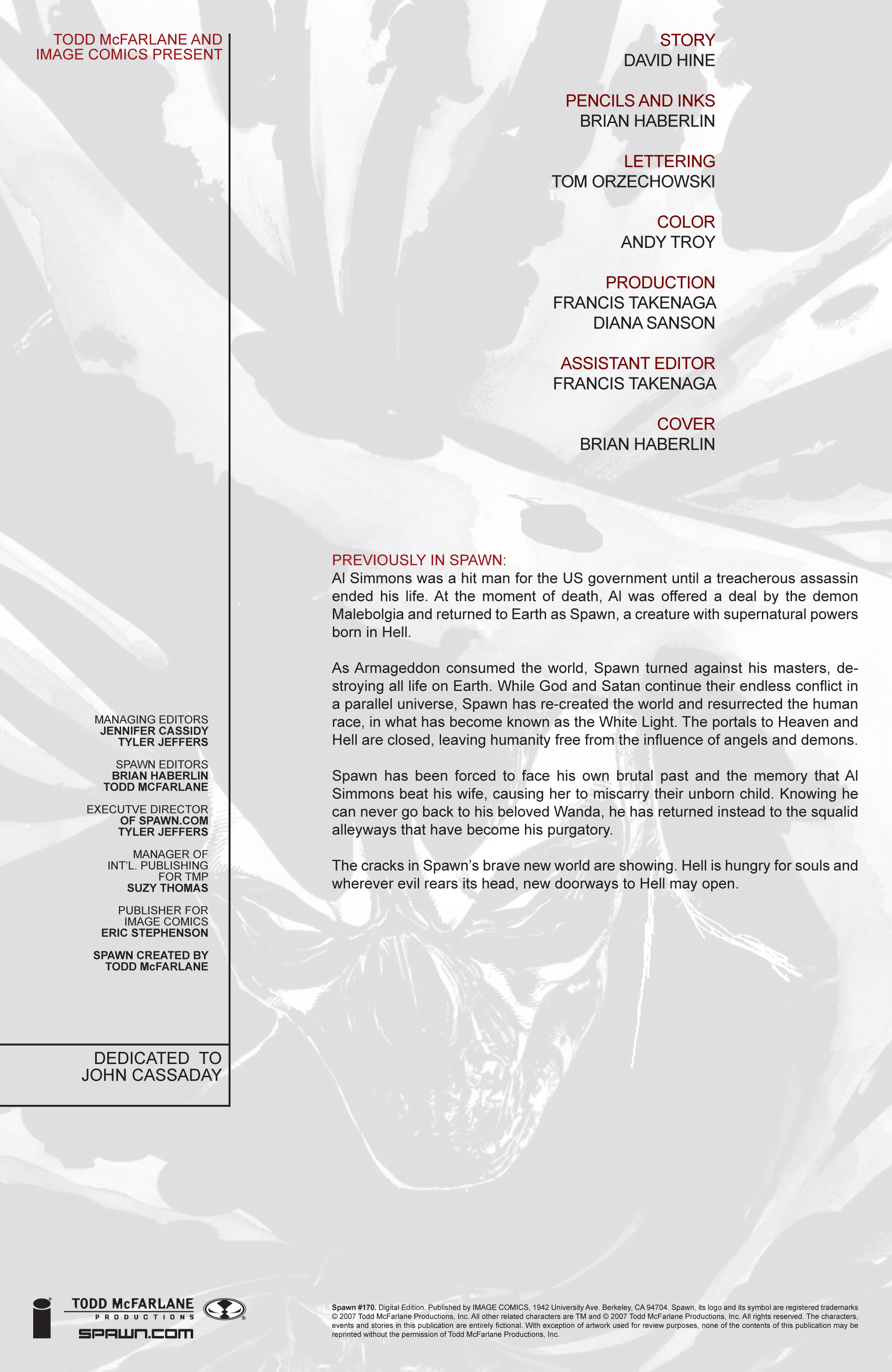 Read online Spawn comic -  Issue #170 - 2