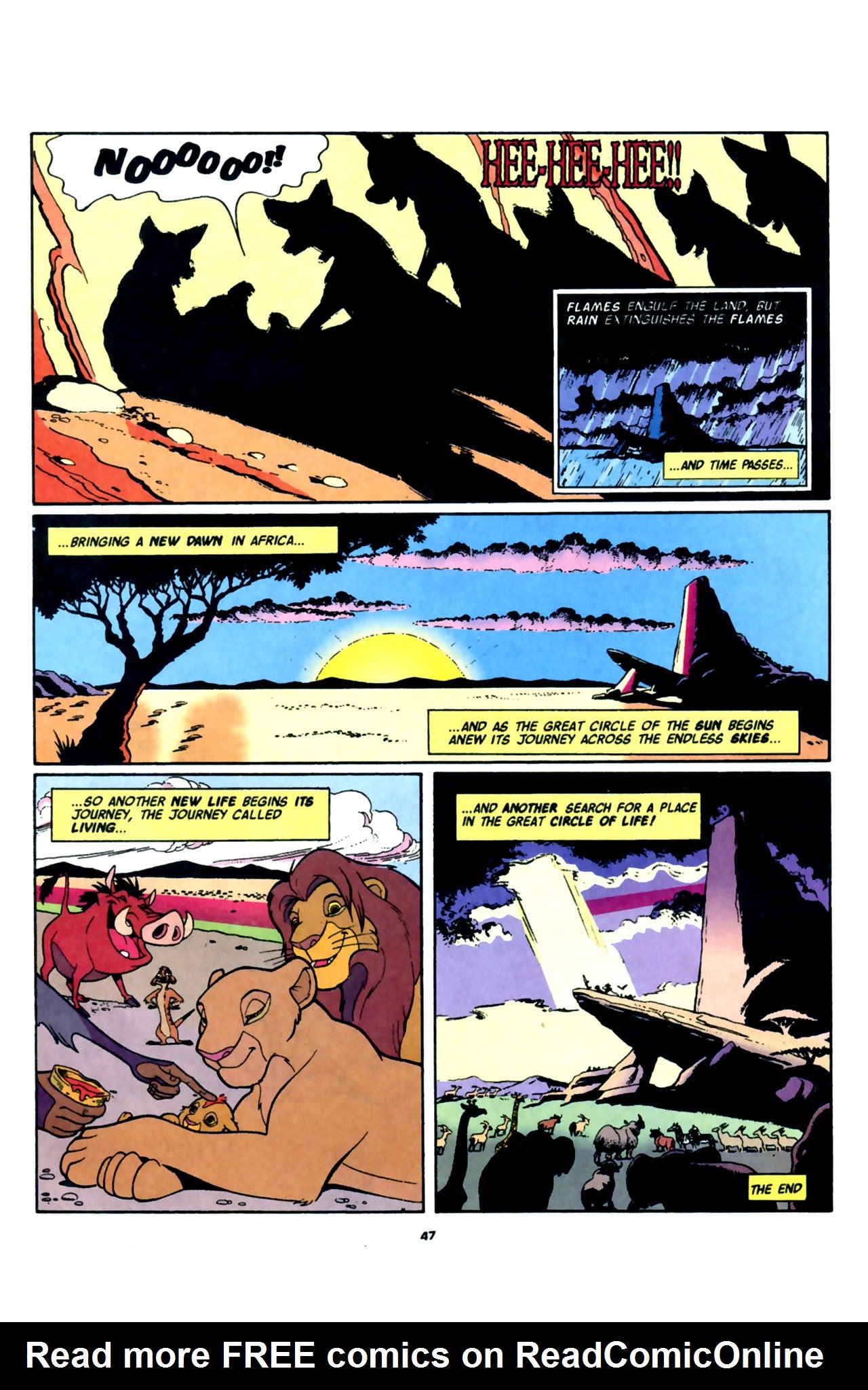 Read online Disney's The Lion King comic -  Issue #1 - 49