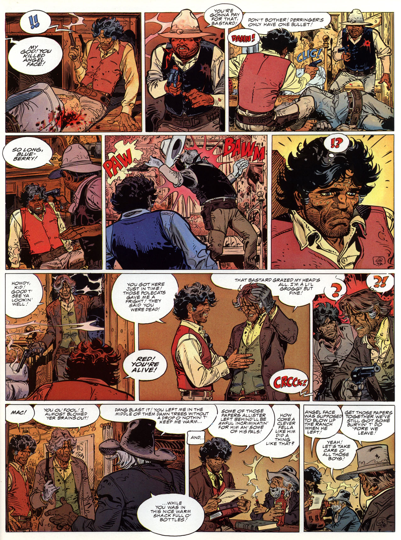 Read online Epic Graphic Novel: Blueberry comic -  Issue #5 - 85