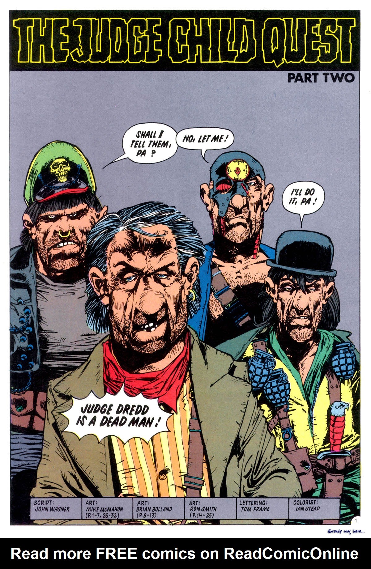 Read online Judge Dredd: The Judge Child Quest comic -  Issue #2 - 3