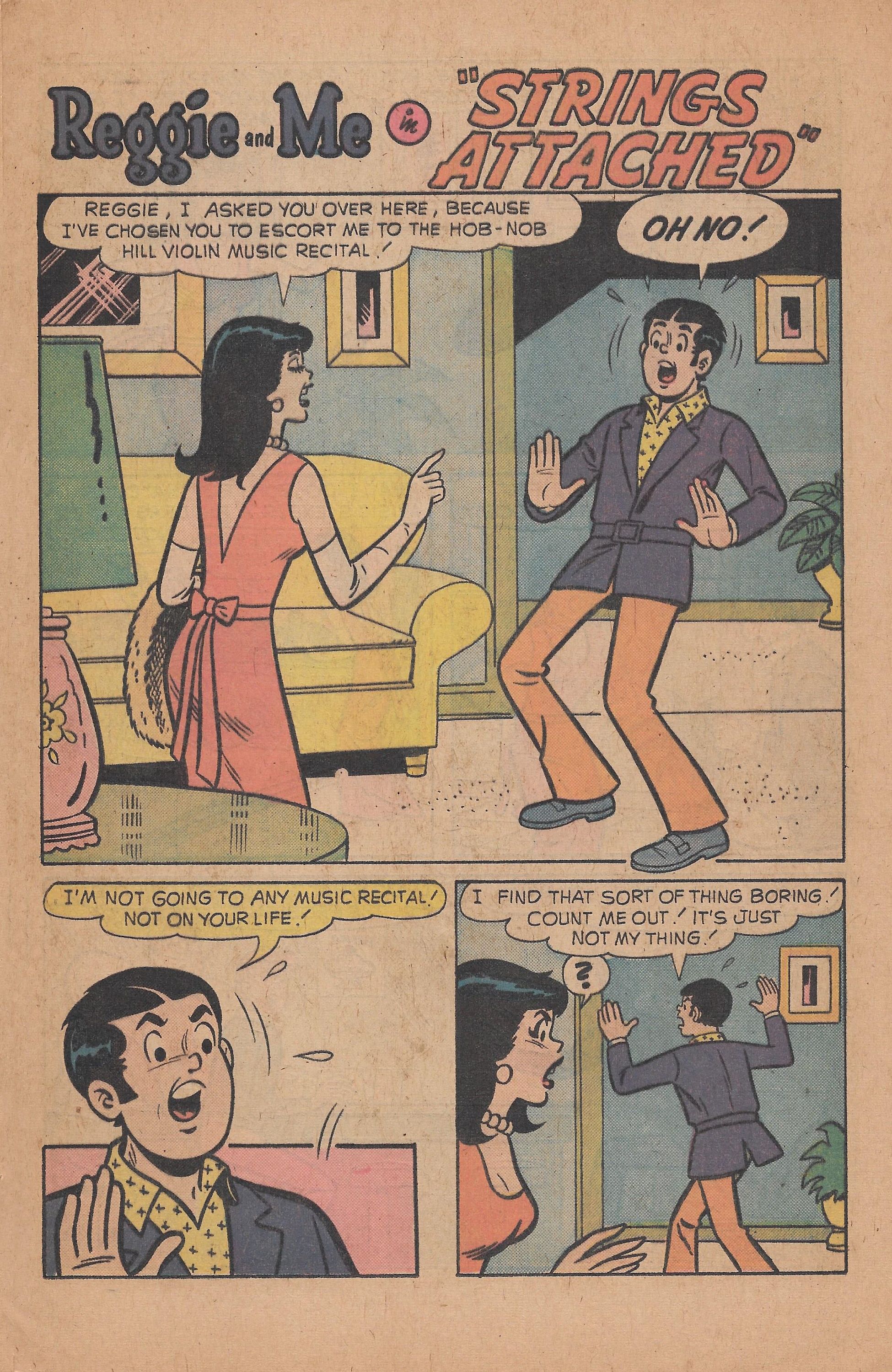 Read online Reggie and Me (1966) comic -  Issue #77 - 21