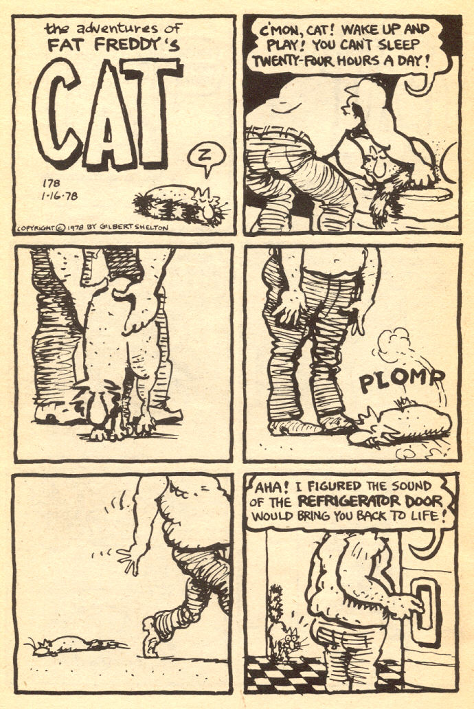Read online Adventures of Fat Freddy's Cat comic -  Issue #4 - 30