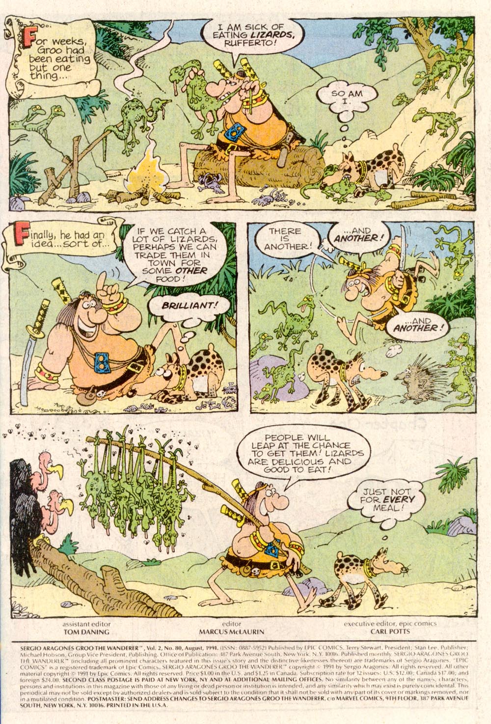 Read online Sergio Aragonés Groo the Wanderer comic -  Issue #80 - 2