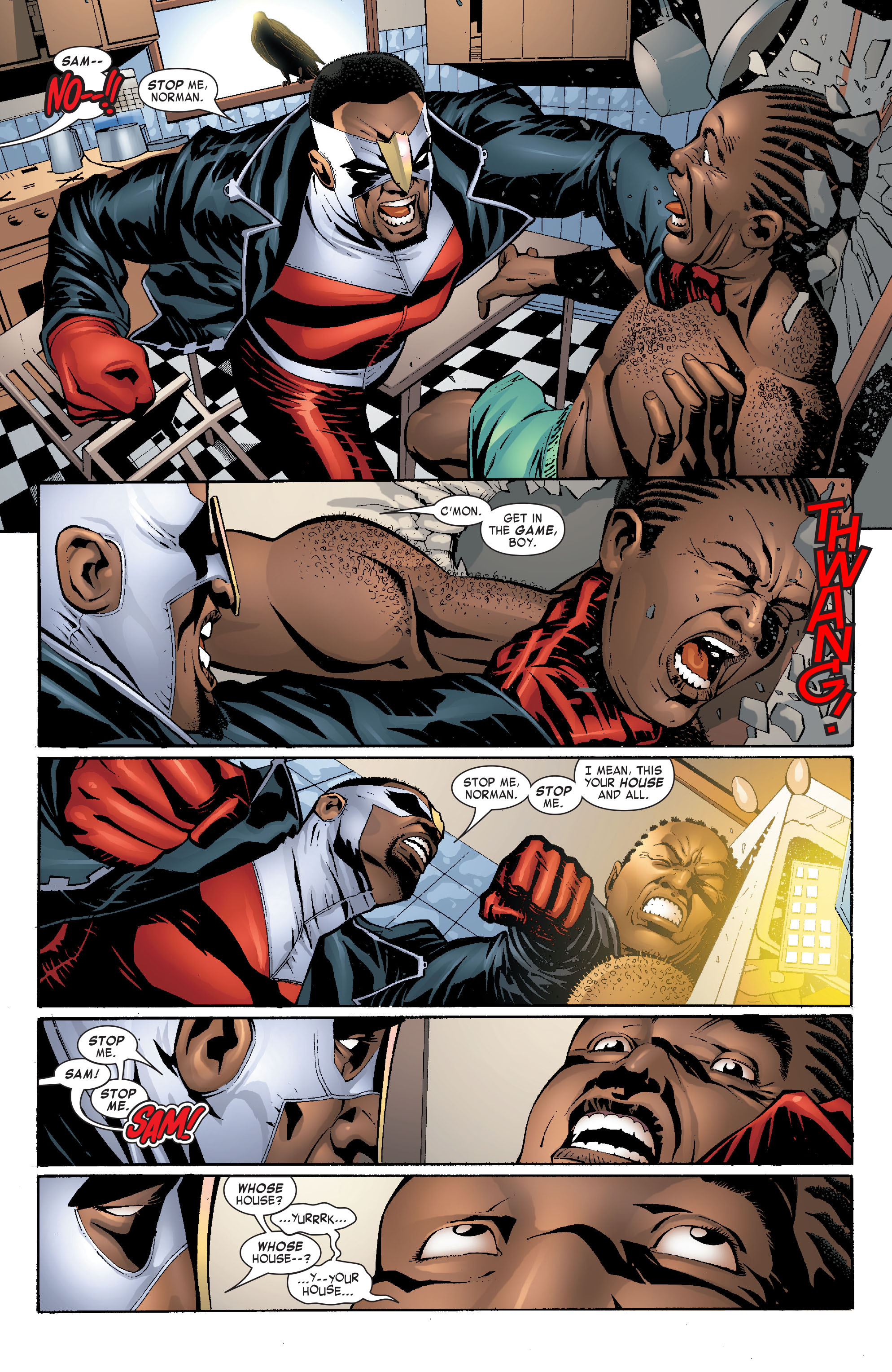 Read online Captain America & the Falcon comic -  Issue #7 - 9