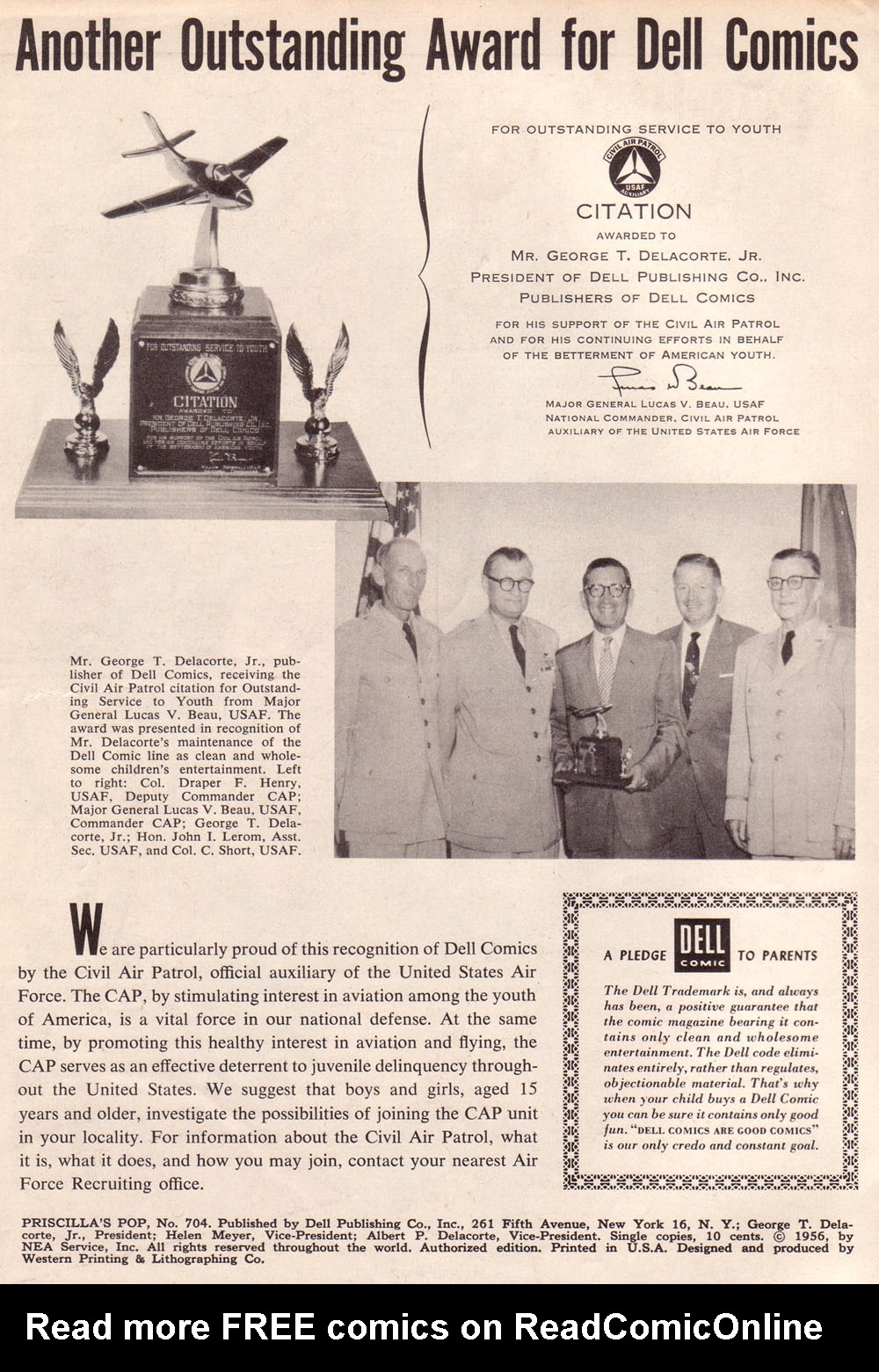 Read online Four Color Comics comic -  Issue #704 - 2